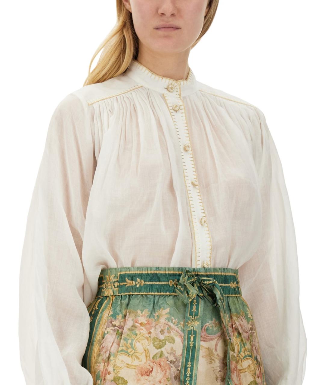 ZIMMERMANN Белая рубашка, фото 4