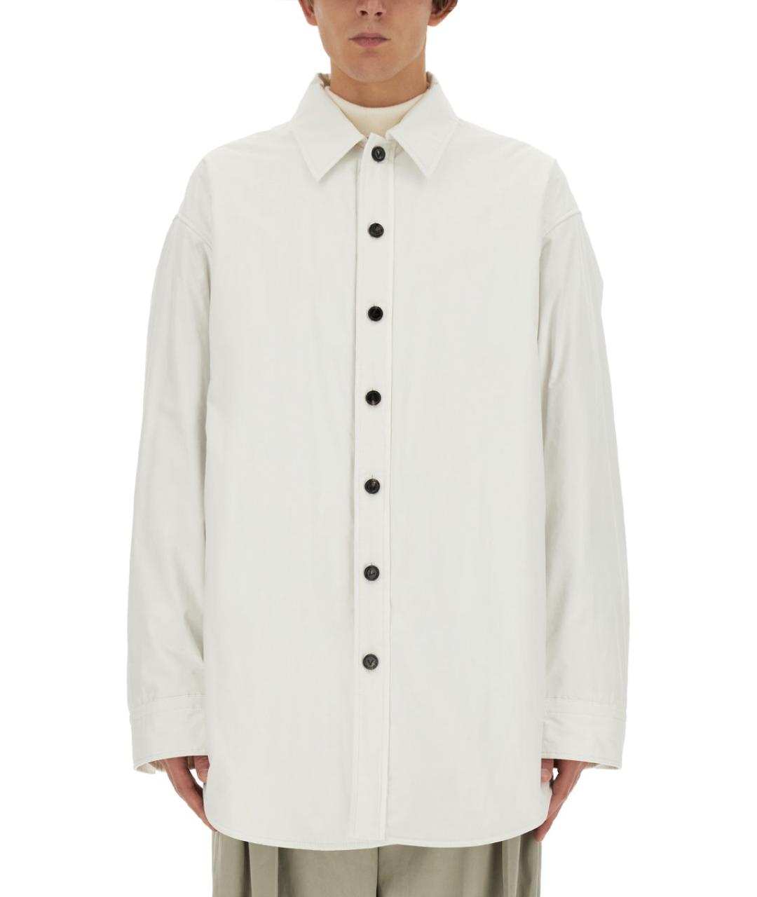 BOTTEGA VENETA Белый хлопковый пиджак, фото 5