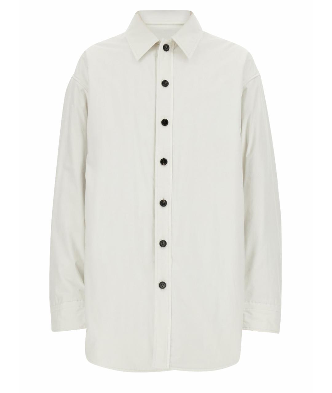 BOTTEGA VENETA Белый хлопковый пиджак, фото 1