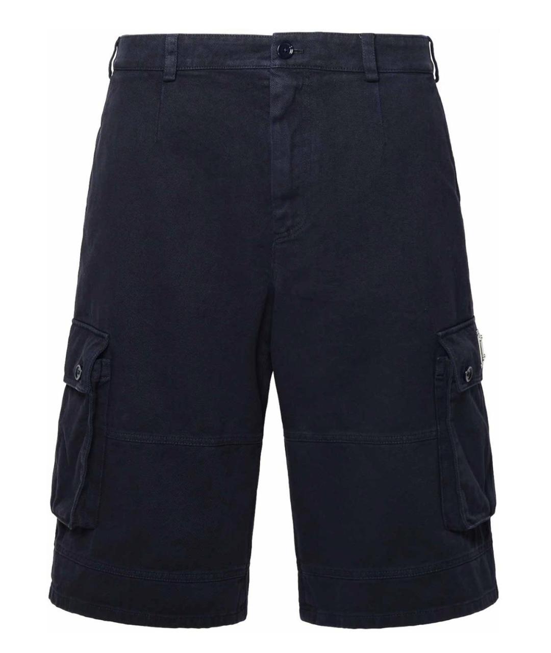 DOLCE&GABBANA Синие хлопковые шорты, фото 1