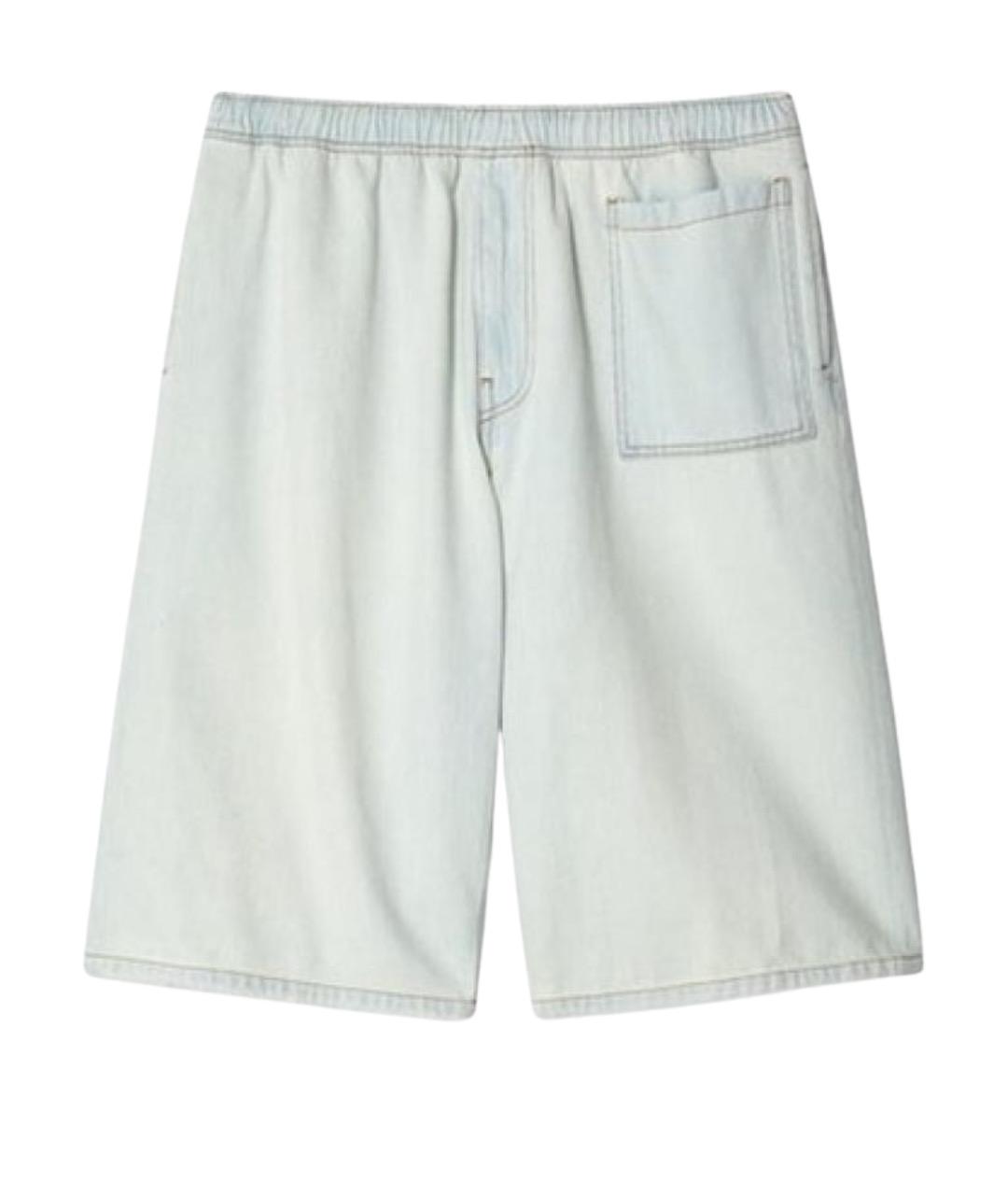 MM6 MAISON MARGIELA Синие хлопковые шорты, фото 1