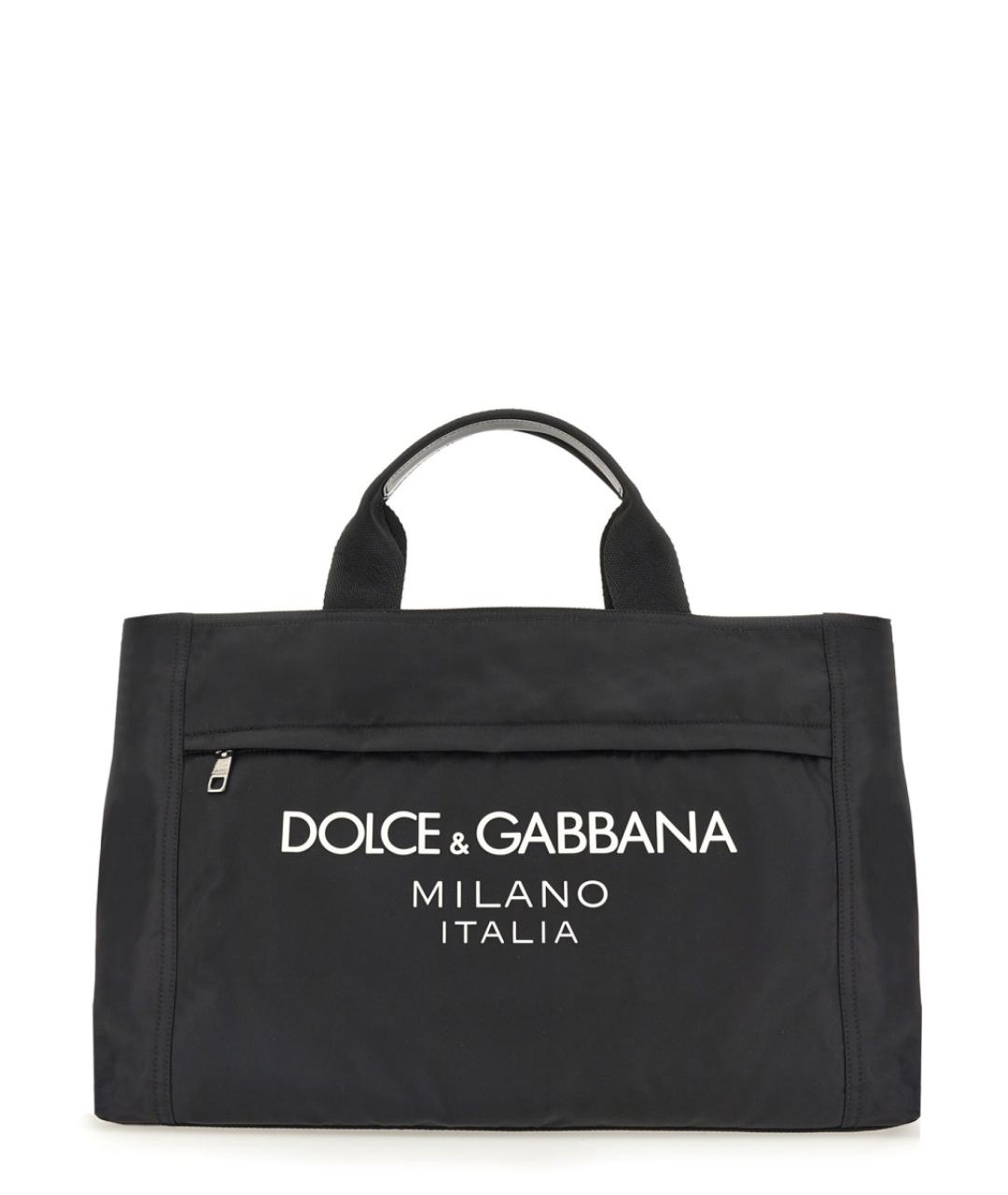 DOLCE&GABBANA Черная синтетическая сумка на плечо, фото 1