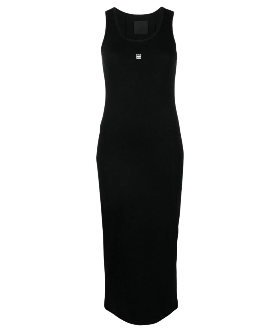 GIVENCHY Черное хлопковое повседневное платье, фото 1