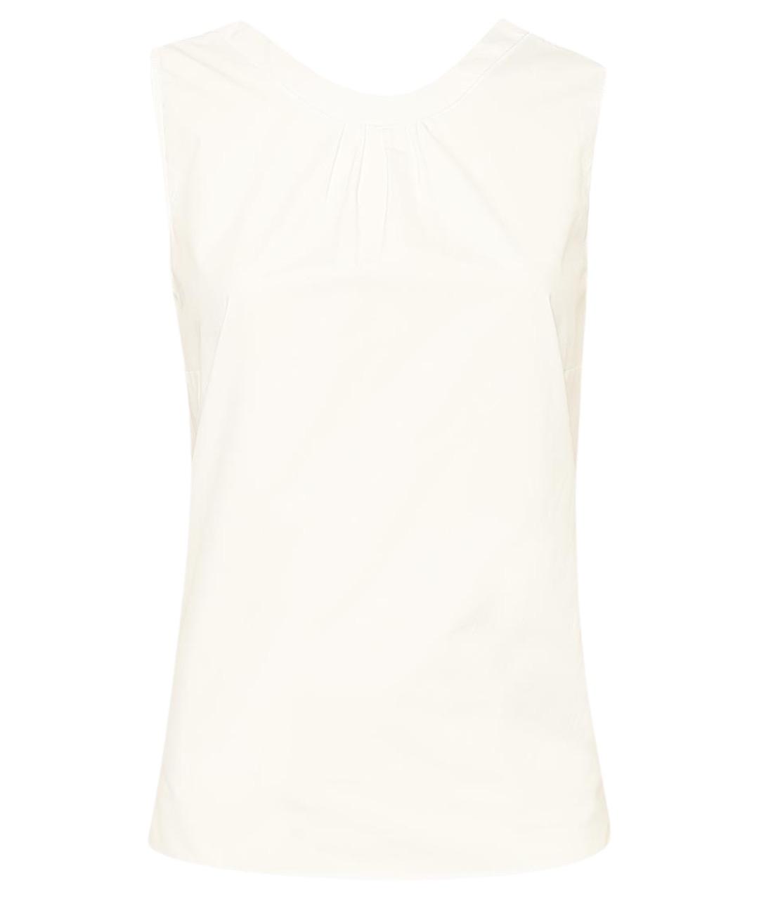 'S MAX MARA Белая хлопковая футболка, фото 1