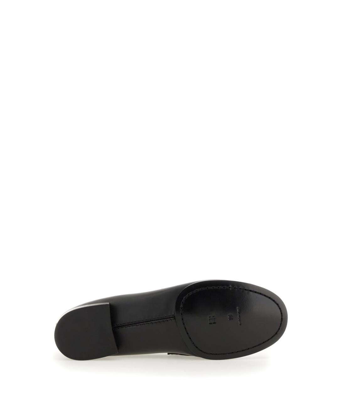 GIVENCHY Черные кожаные лоферы, фото 6