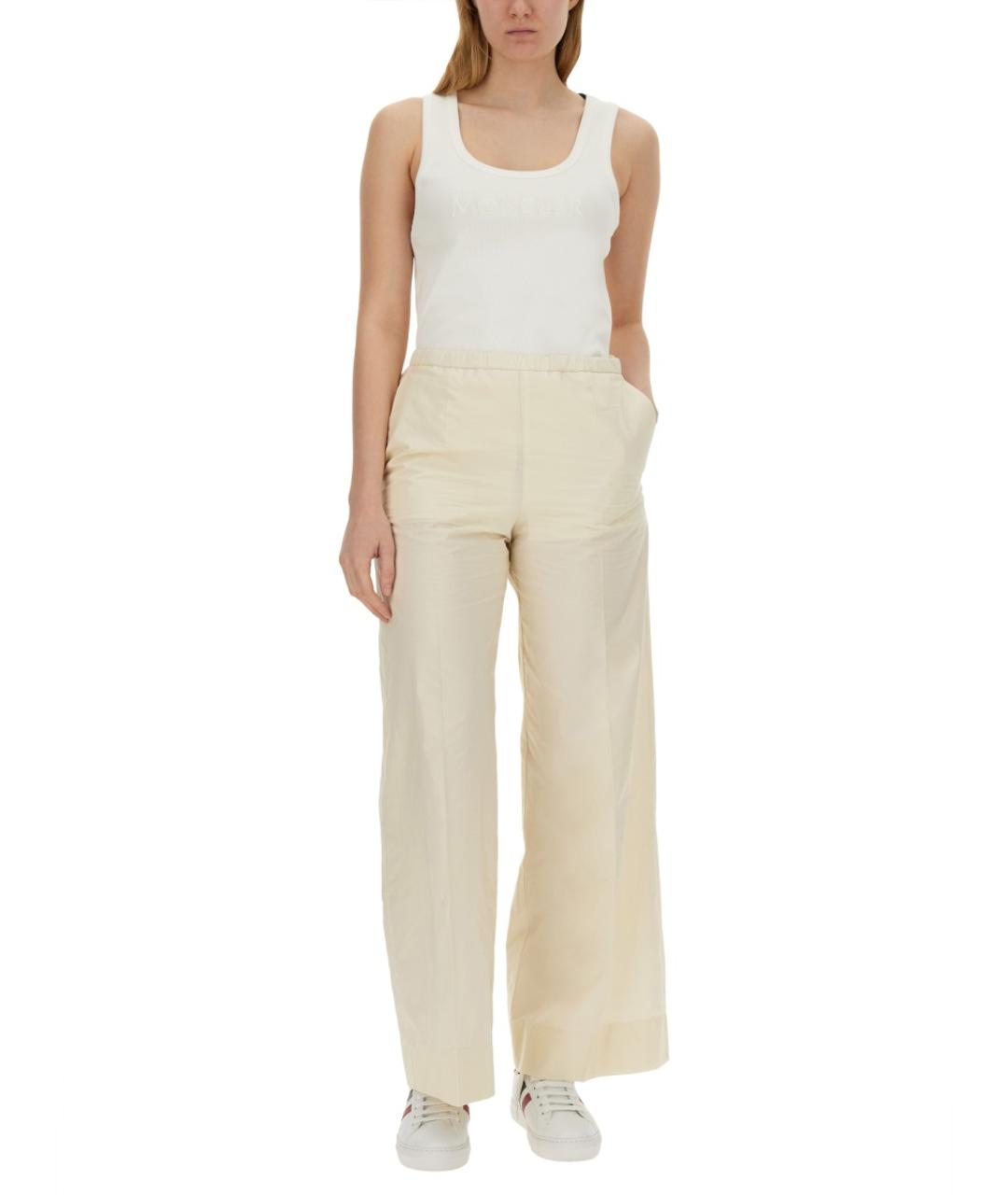 MONCLER Белая хлопковая майка, фото 2