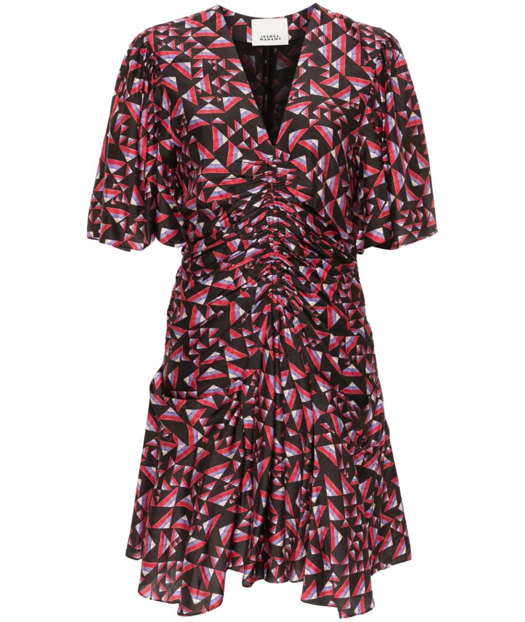 ISABEL MARANT Мульти вискозное повседневное платье, фото 1