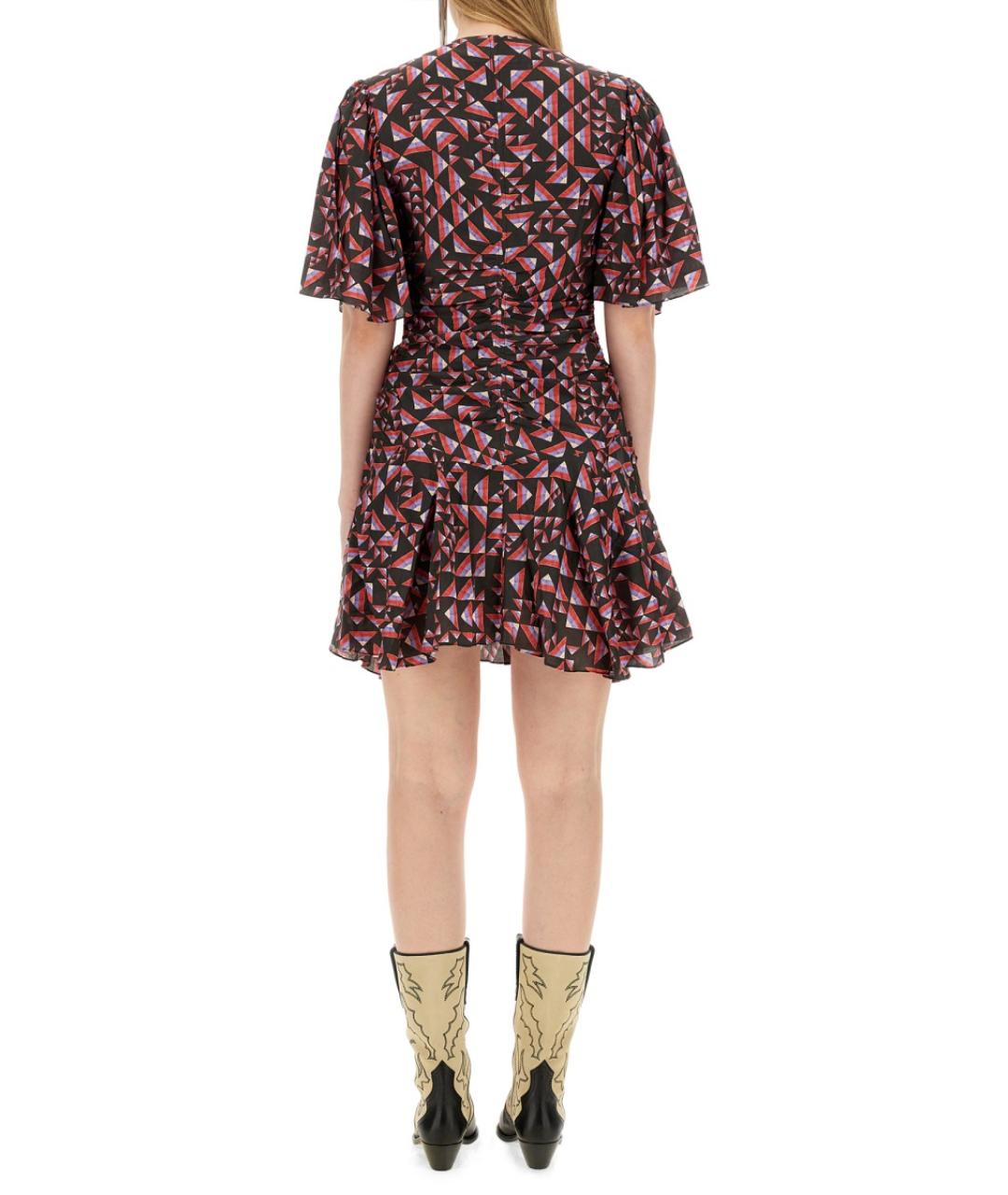 ISABEL MARANT Мульти вискозное повседневное платье, фото 4