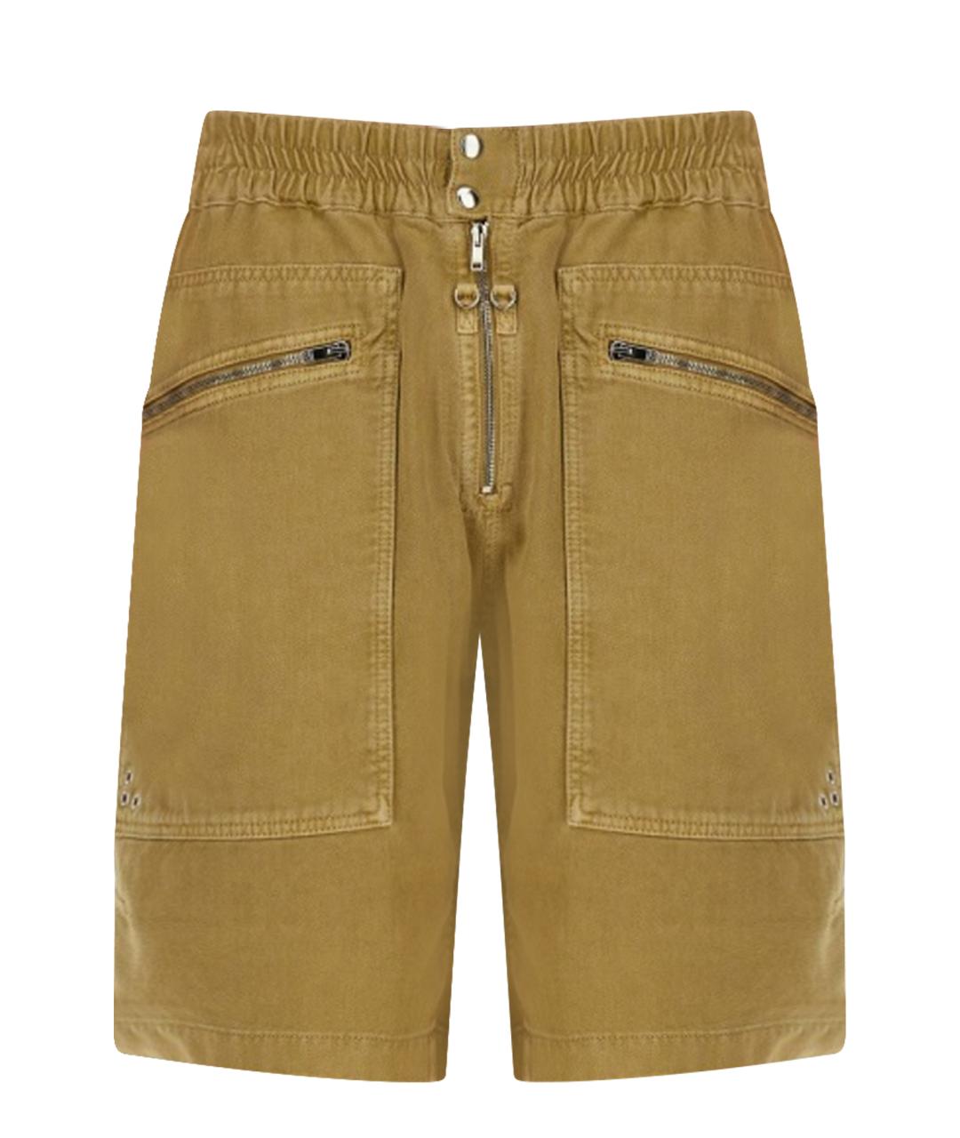 ISABEL MARANT Бежевые хлопковые шорты, фото 1