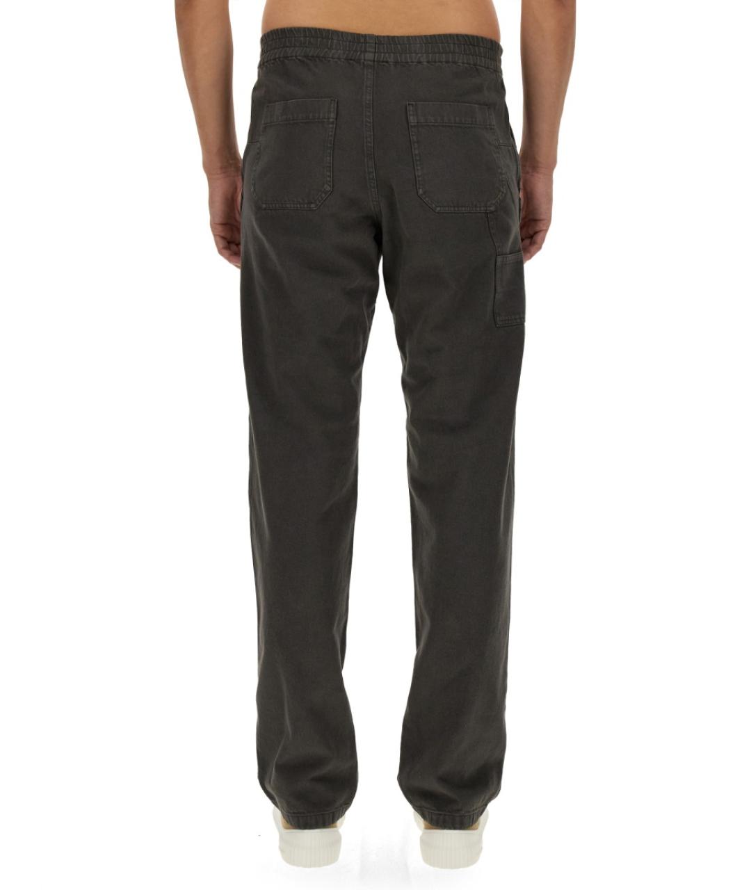 A.P.C. Серые хлопковые повседневные брюки, фото 4