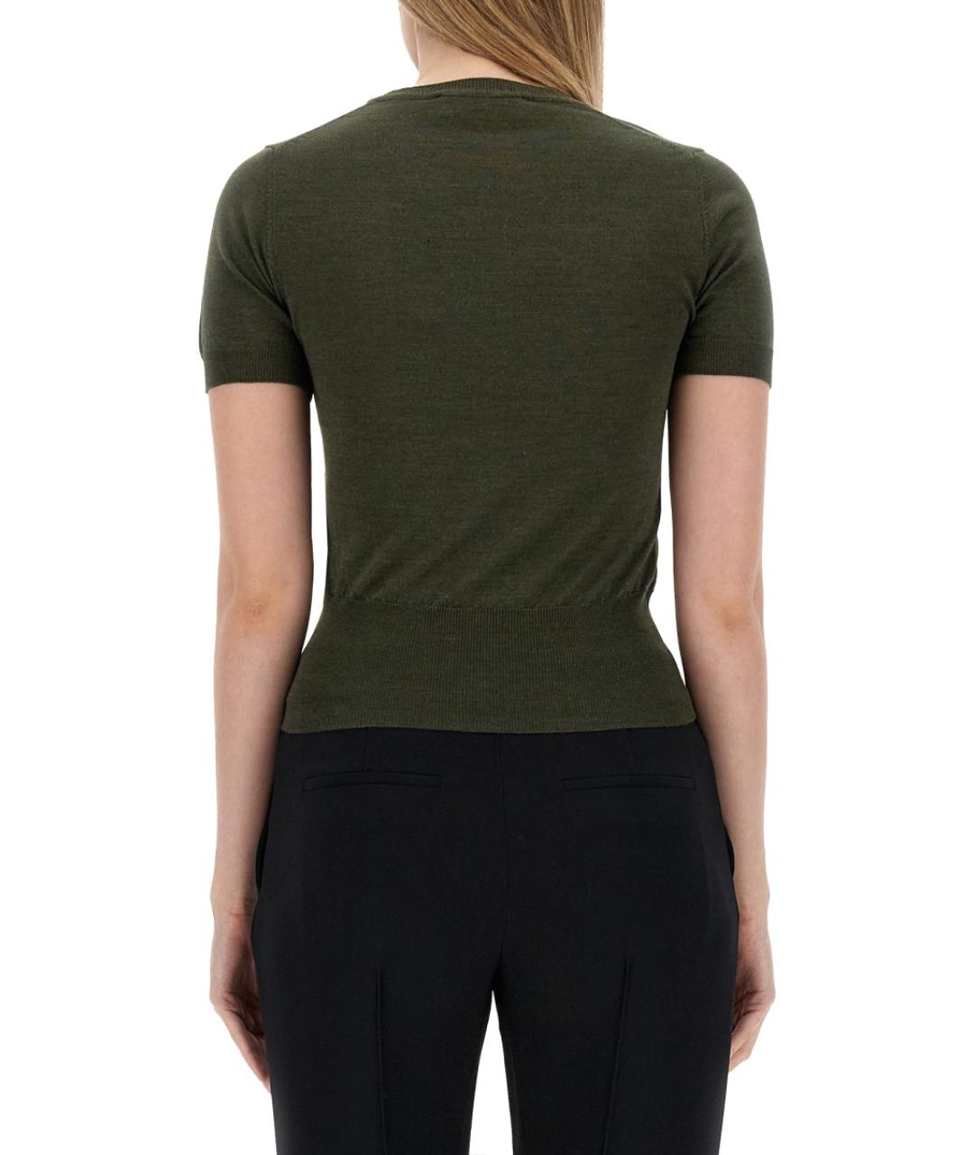 VIVIENNE WESTWOOD Зеленый шерстяной джемпер / свитер, фото 4