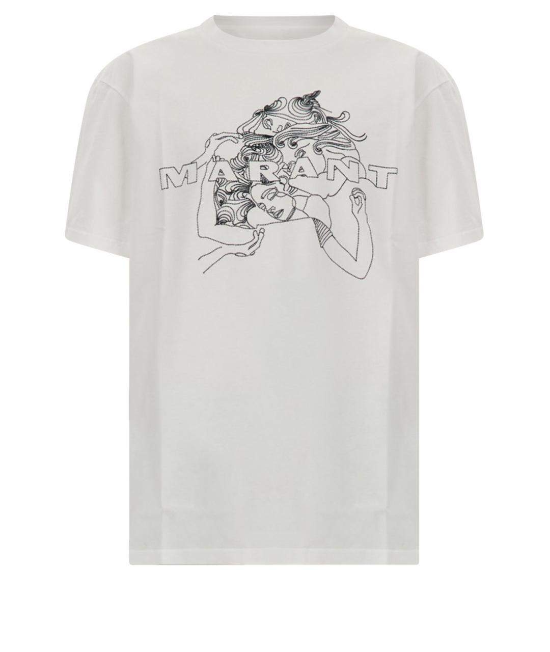 ISABEL MARANT Белая хлопковая футболка, фото 1