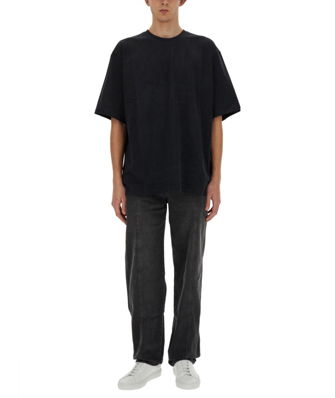 ISABEL MARANT Черная хлопковая футболка, фото 2