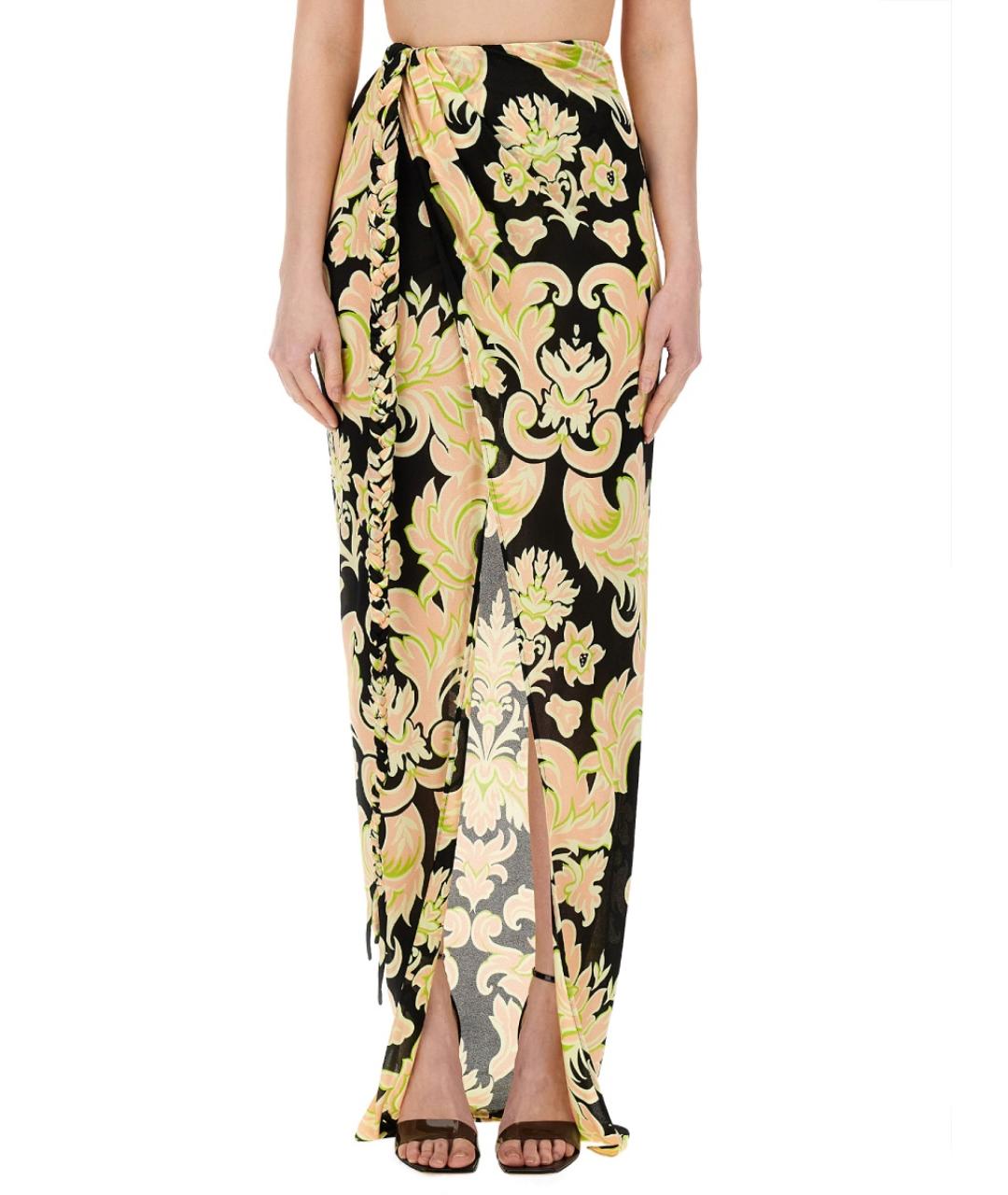 ETRO Мульти вискозная юбка миди, фото 2