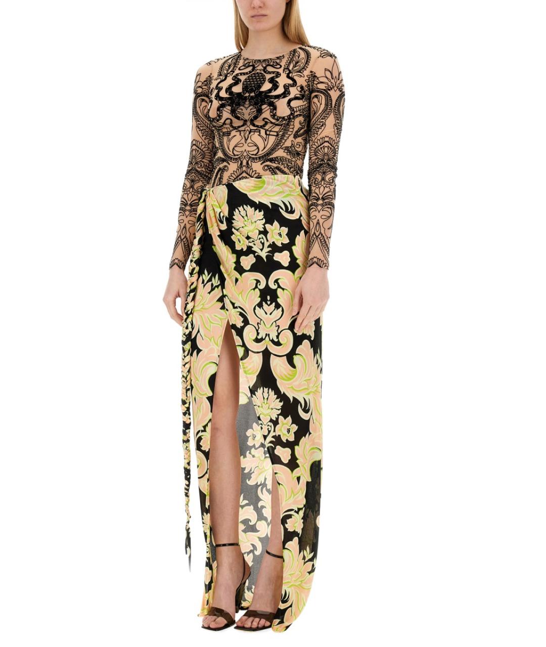 ETRO Мульти вискозная юбка миди, фото 3