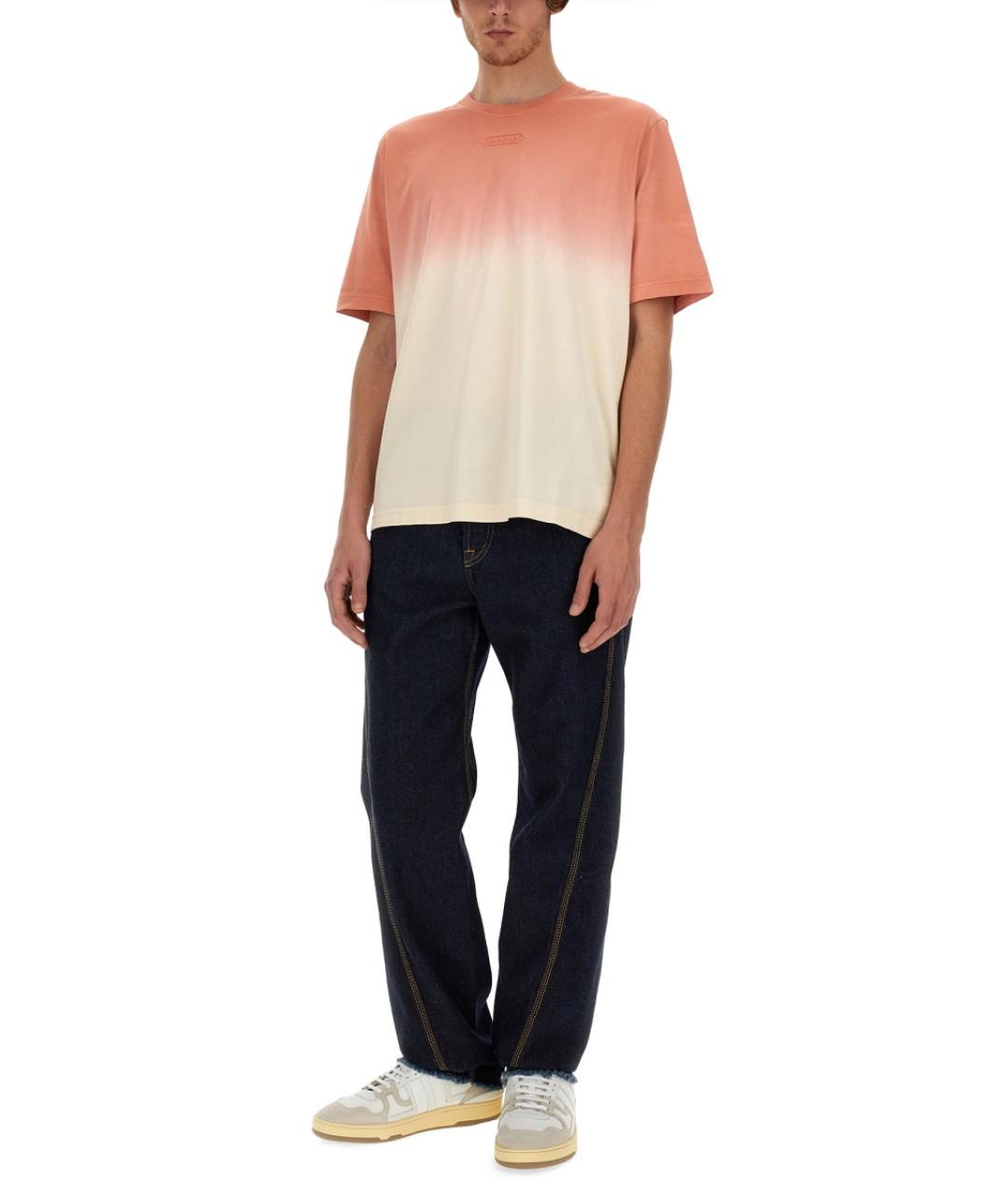 LANVIN Синие хлопковые прямые джинсы, фото 2