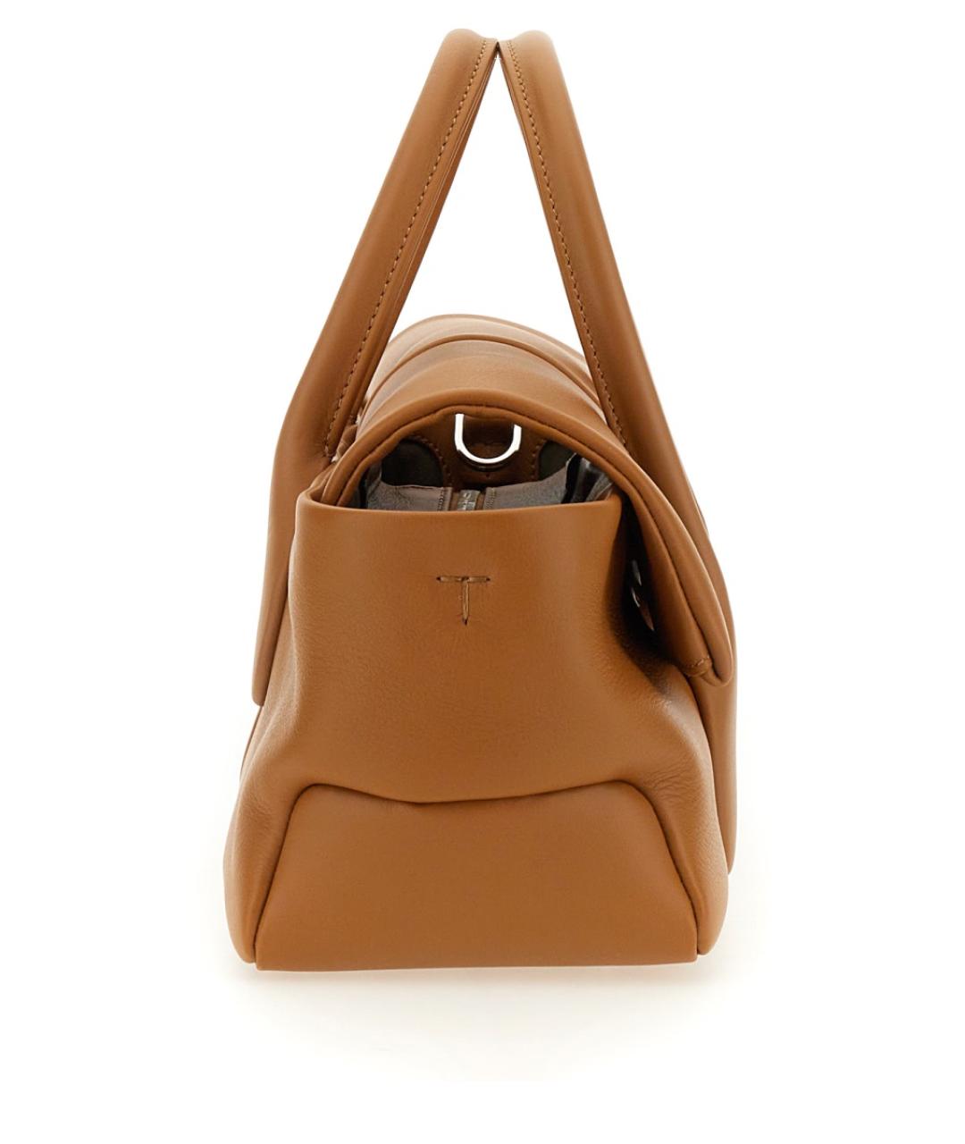 TOD'S Коричневая кожаная сумка тоут, фото 4