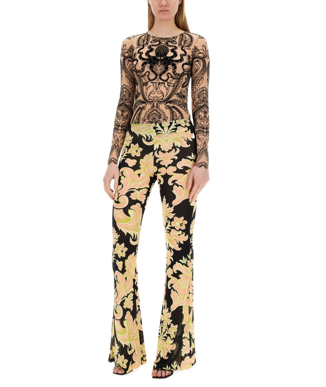 ETRO Мульти вискозные прямые брюки, фото 3