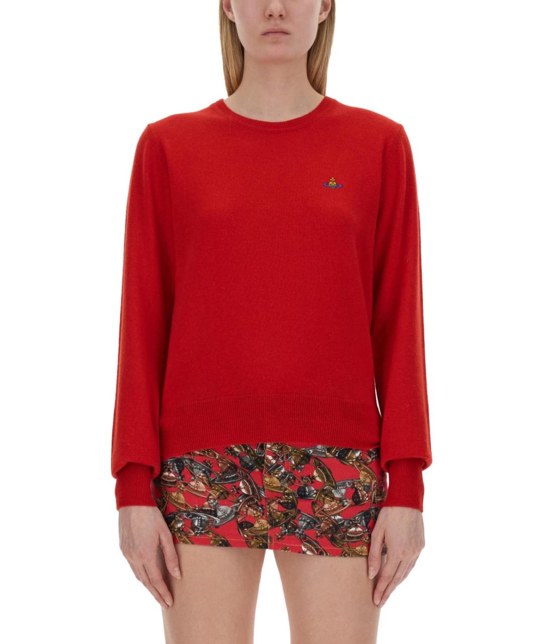 VIVIENNE WESTWOOD Красный шерстяной джемпер / свитер, фото 2