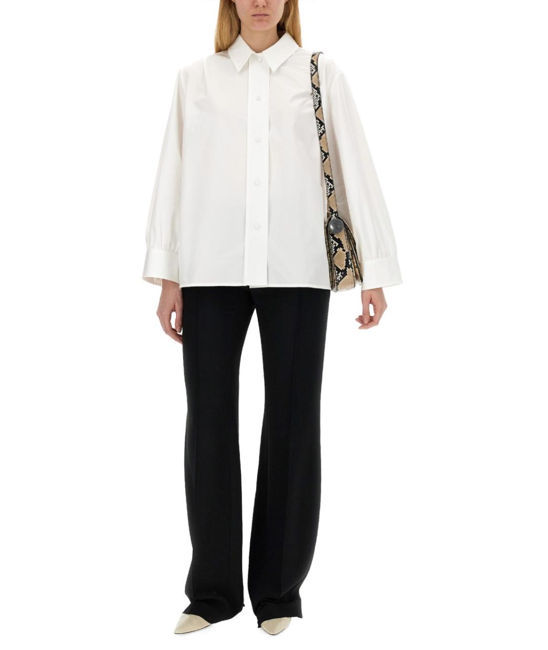 JIL SANDER Белая хлопковая рубашка, фото 3