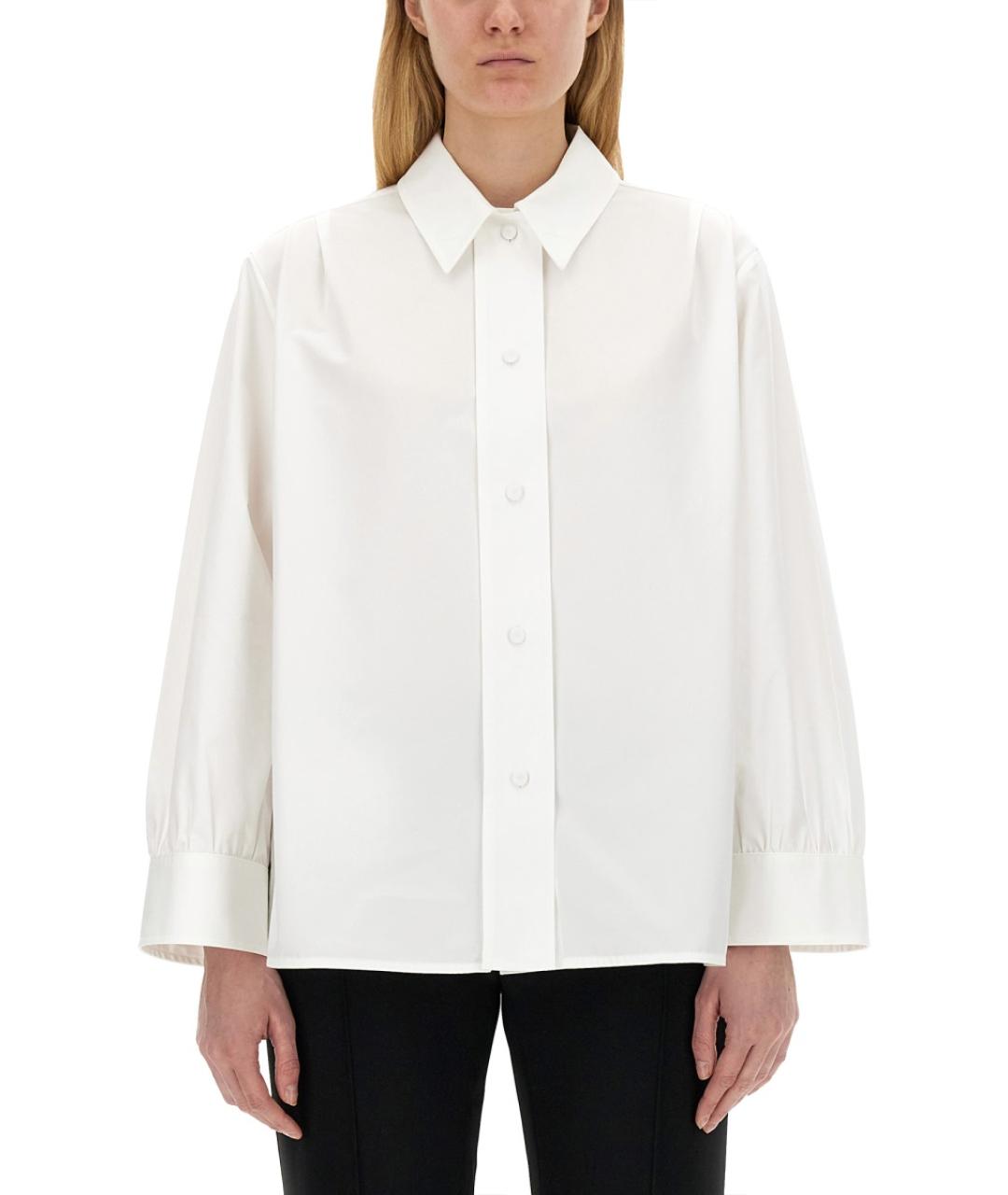 JIL SANDER Белая хлопковая рубашка, фото 2