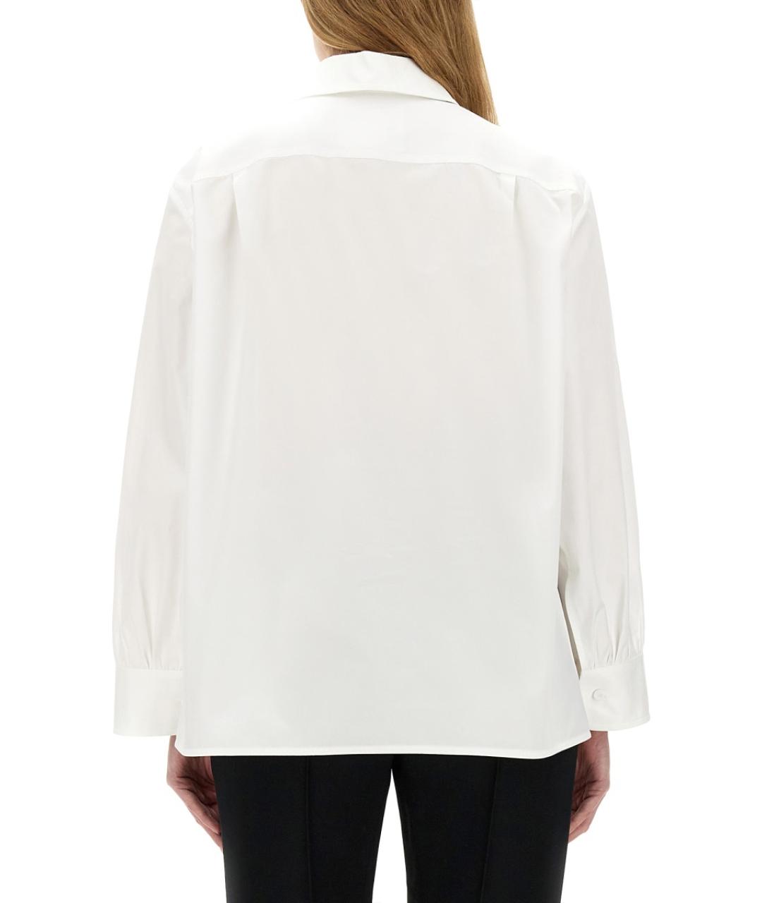 JIL SANDER Белая хлопковая рубашка, фото 4