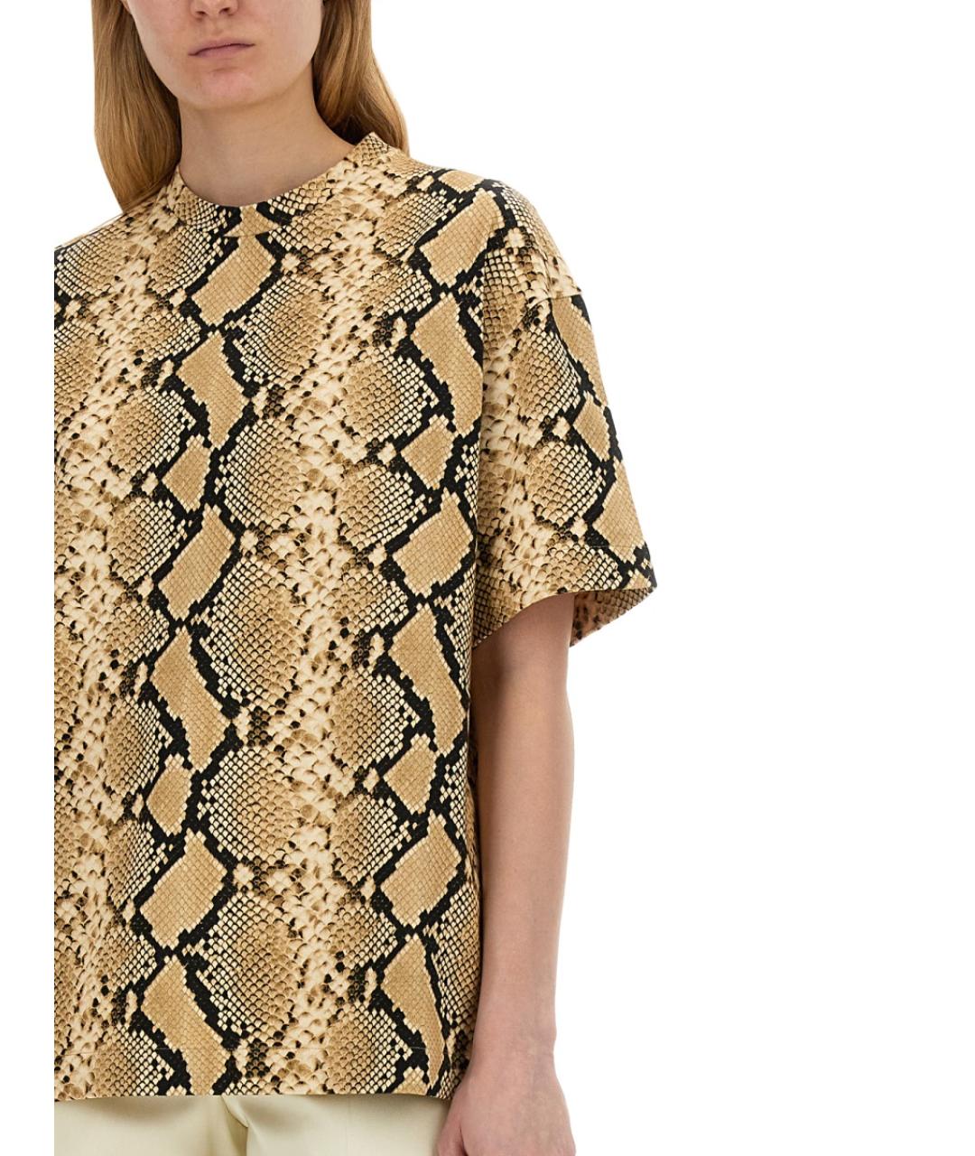 JIL SANDER Мульти хлопковая футболка, фото 4