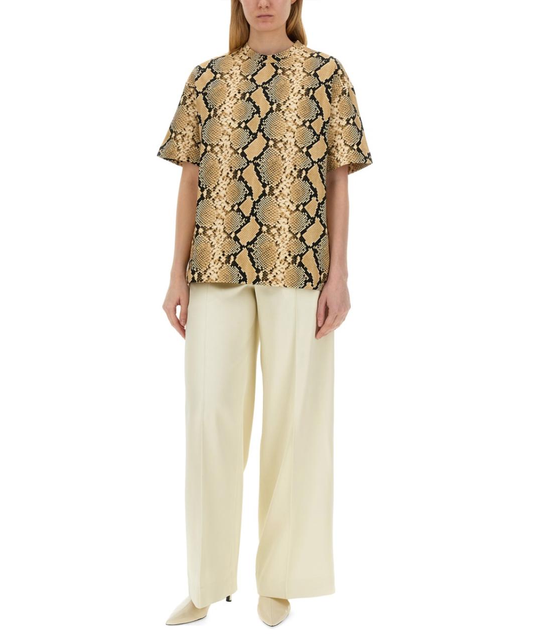 JIL SANDER Мульти хлопковая футболка, фото 2