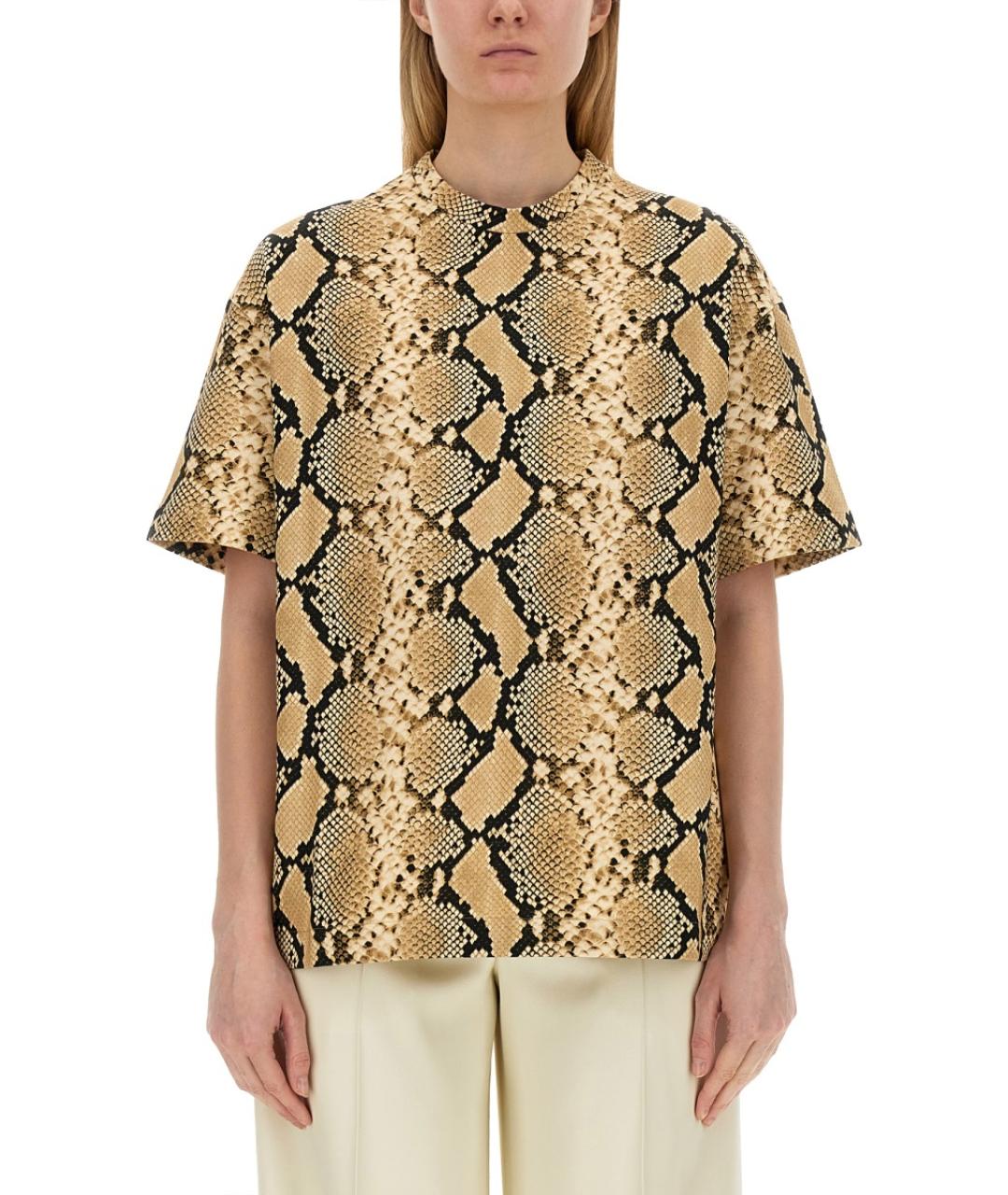 JIL SANDER Мульти хлопковая футболка, фото 5