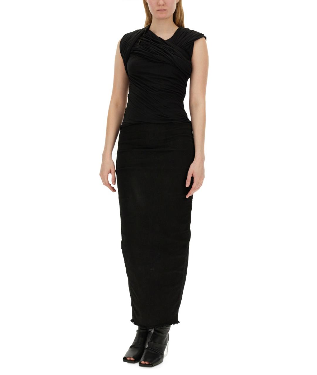 RICK OWENS Черная хлопковая блузы, фото 2