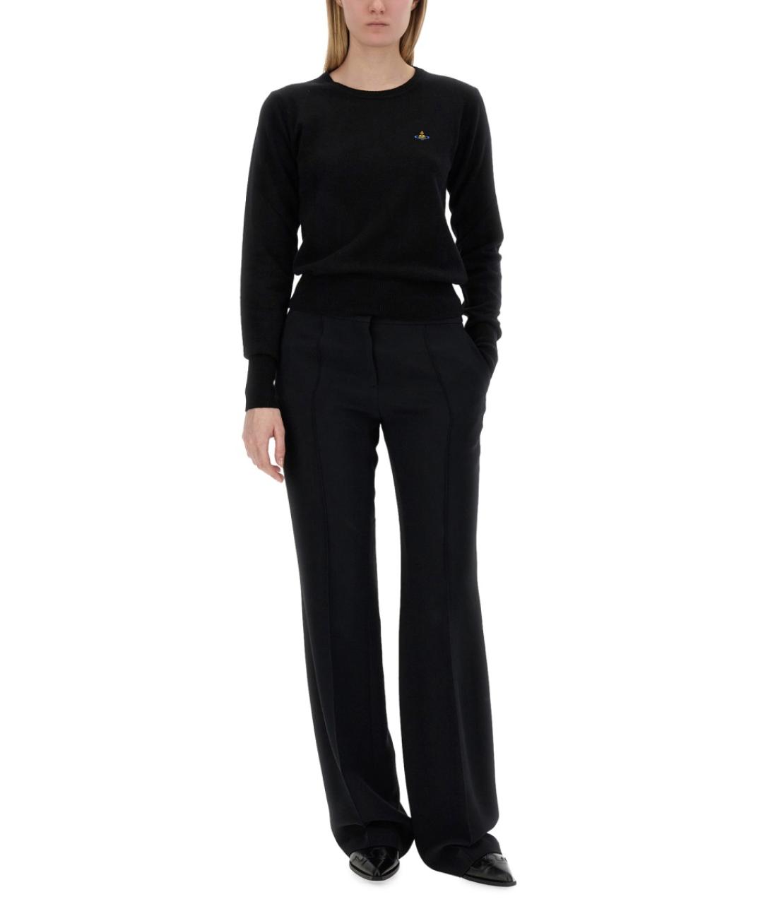 VIVIENNE WESTWOOD Черный кашемировый джемпер / свитер, фото 3