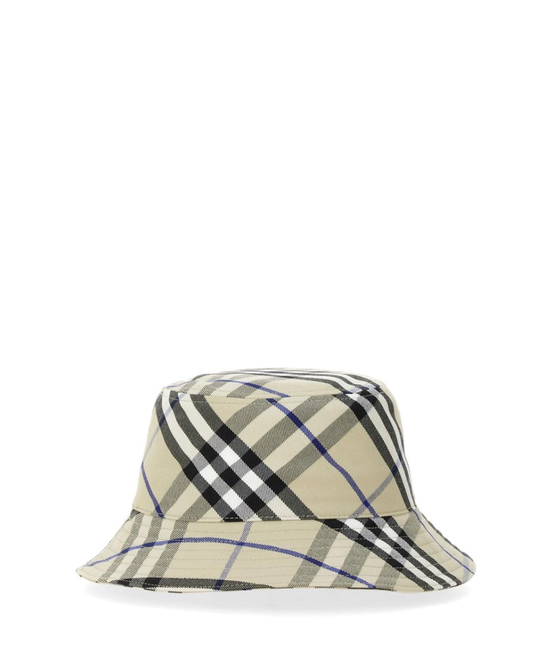 BURBERRY Бежевая синтетическая шляпа, фото 1