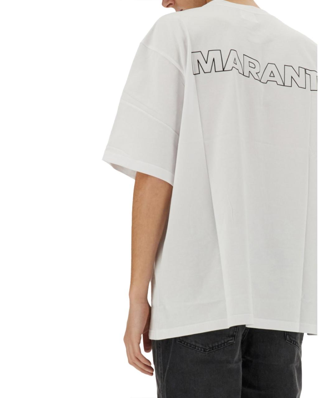 ISABEL MARANT Белая хлопковая футболка, фото 4