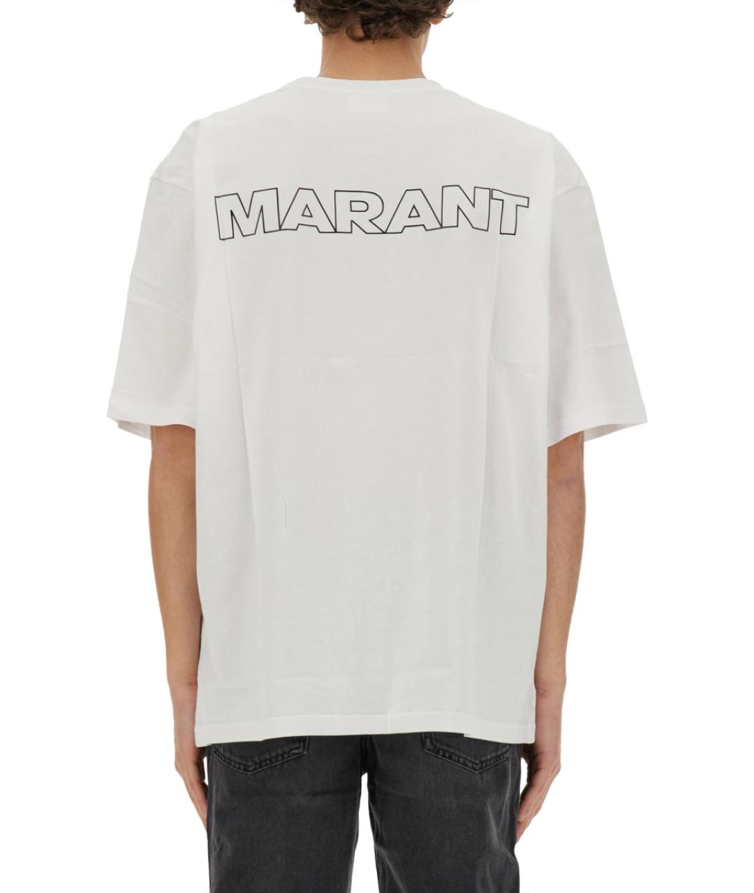 ISABEL MARANT Белая хлопковая футболка, фото 3