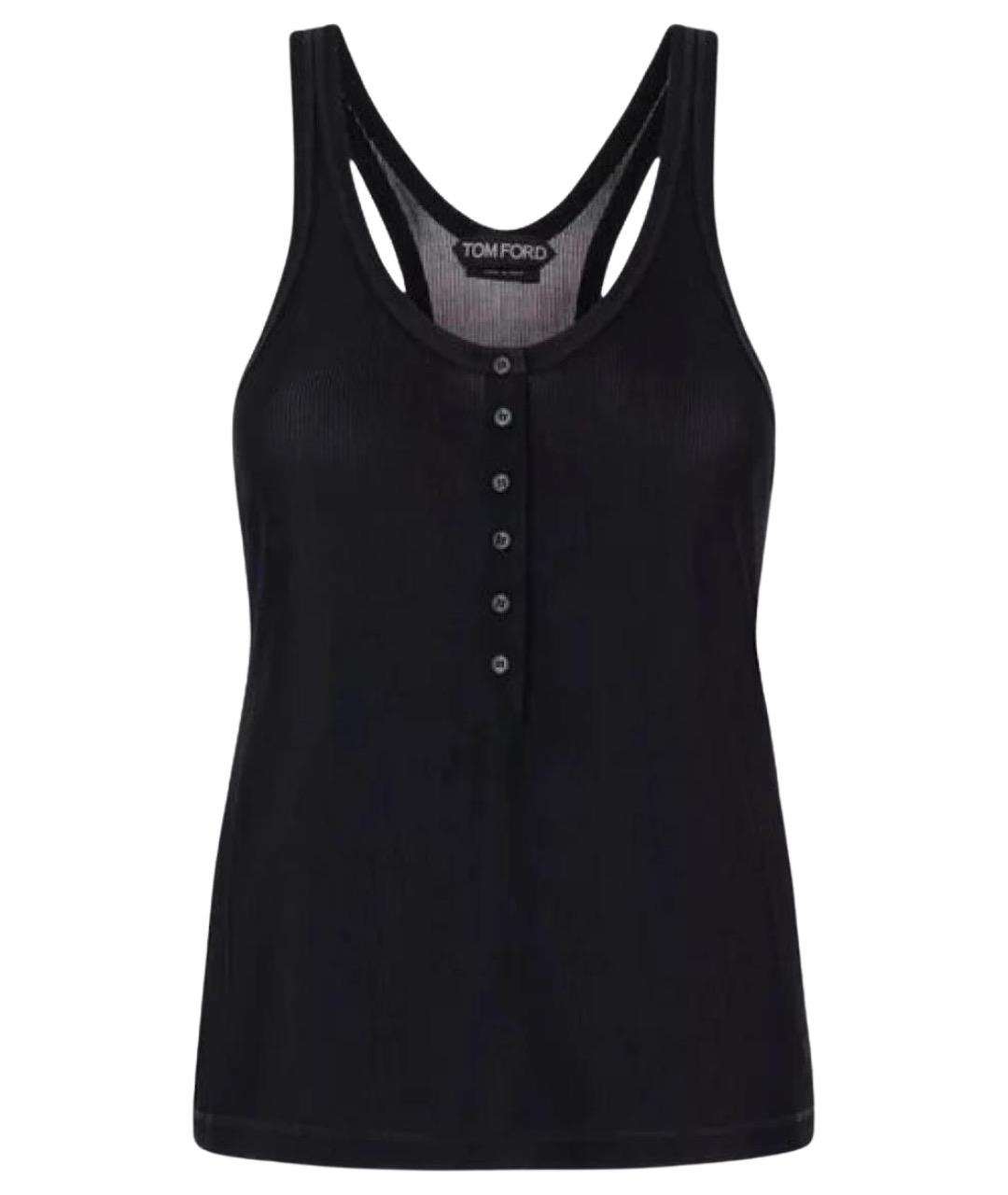 TOM FORD Черная вискозная блузы, фото 1