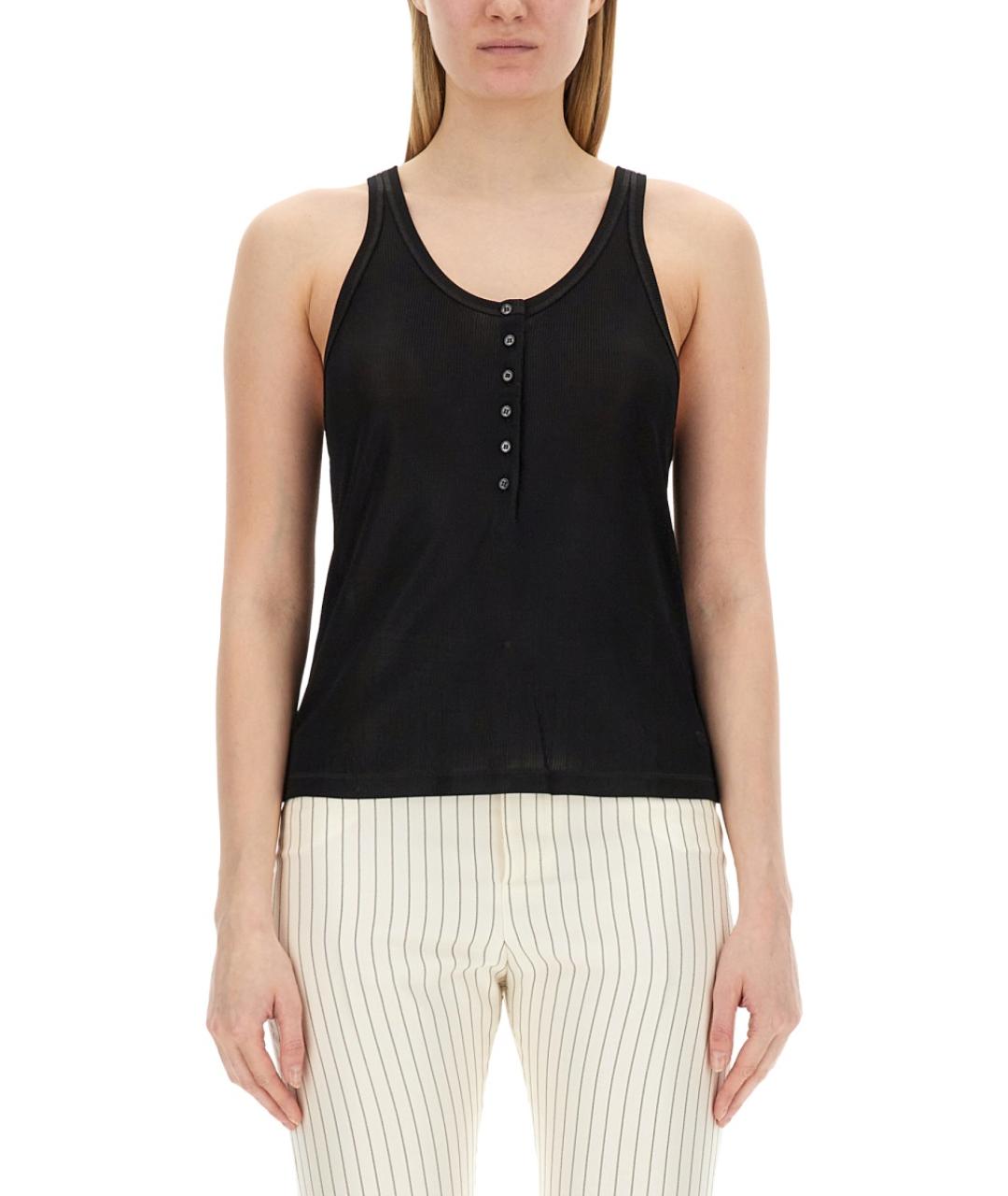 TOM FORD Черная вискозная блузы, фото 2