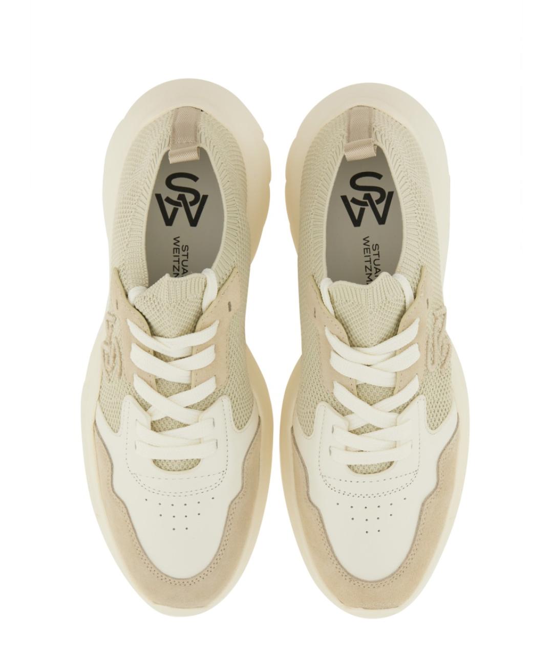 STUART WEITZMAN Бежевые кроссовки, фото 5