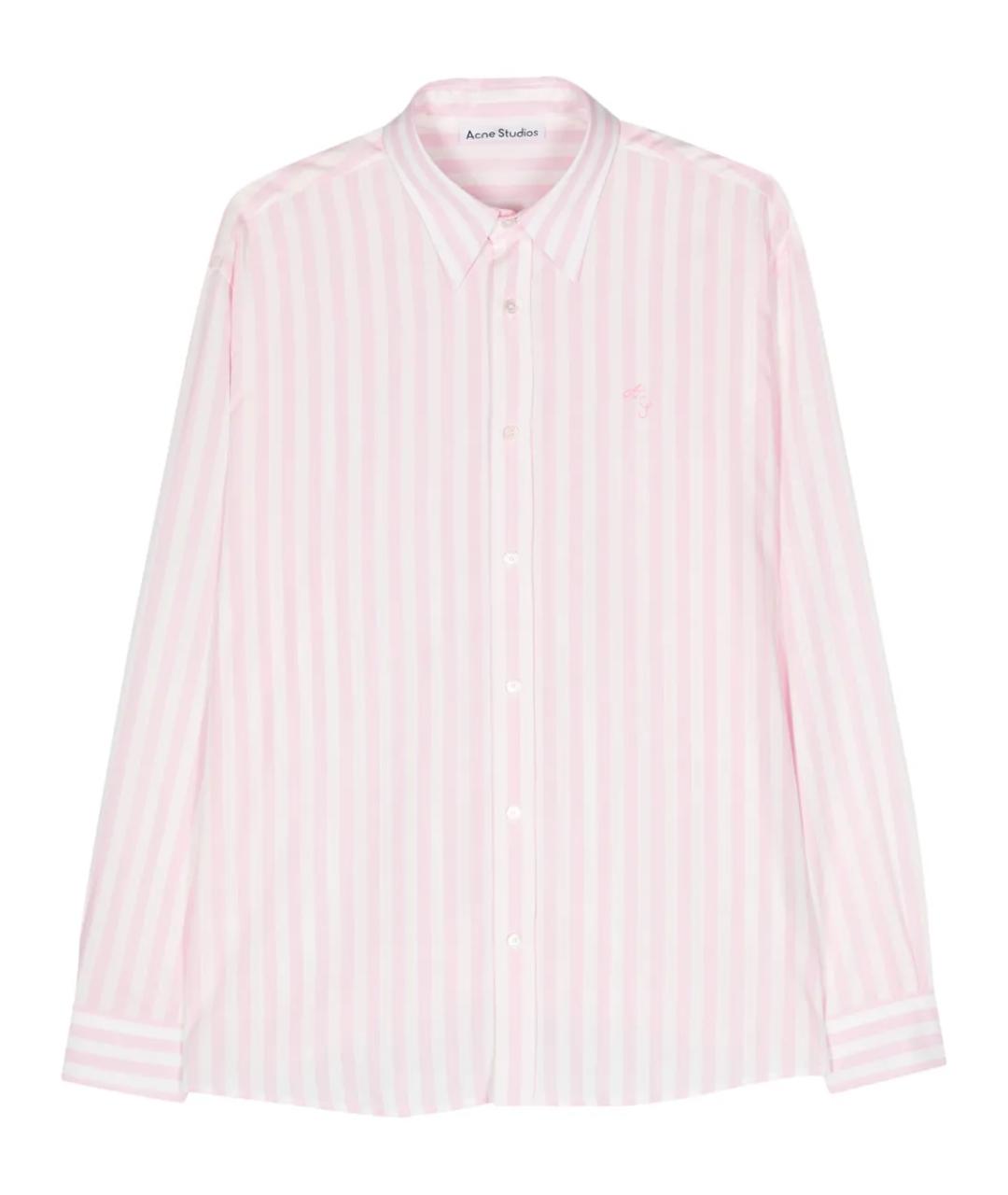 ACNE STUDIOS Розовая кэжуал рубашка, фото 1