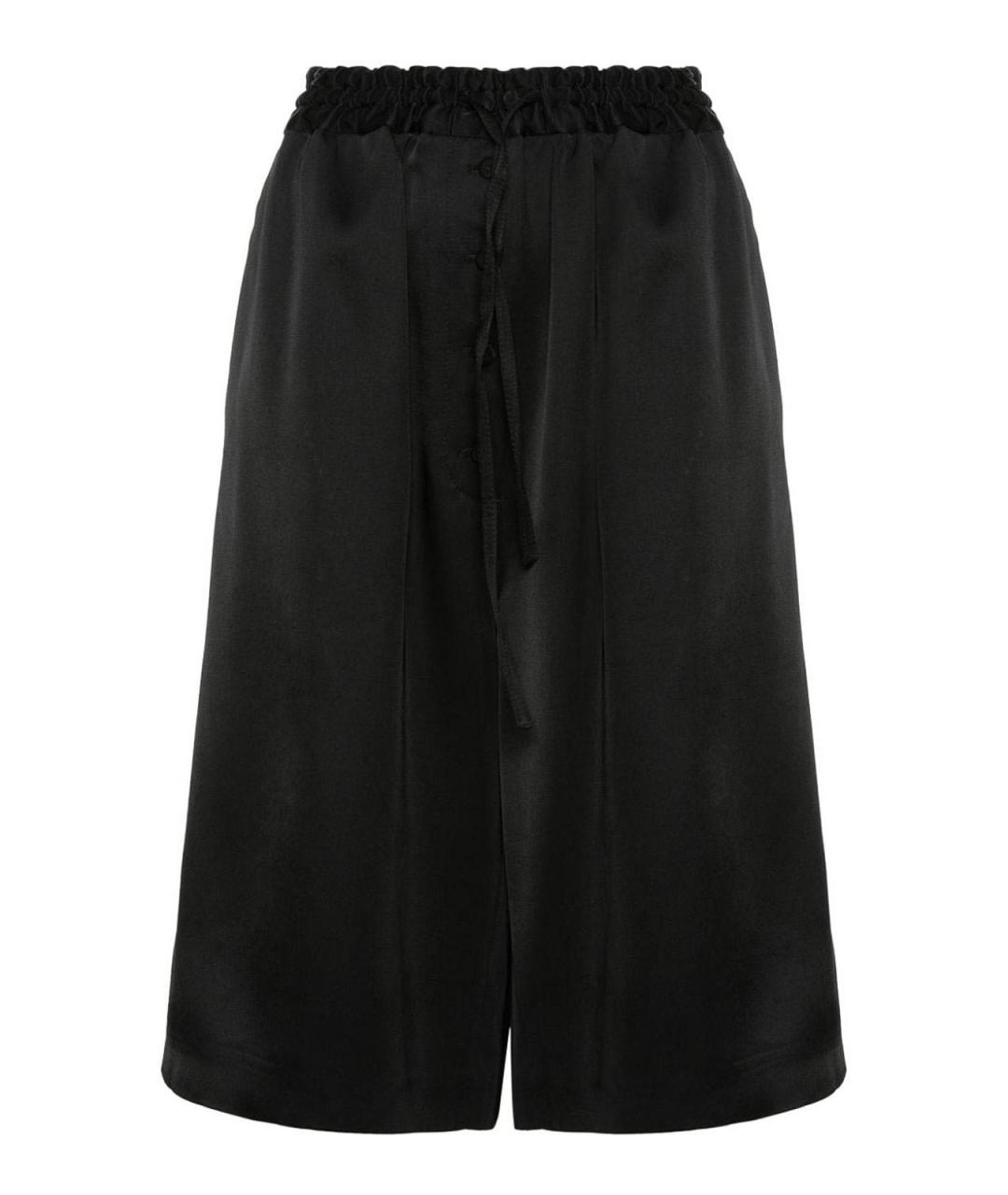 JIL SANDER Черные вискозные шорты, фото 1
