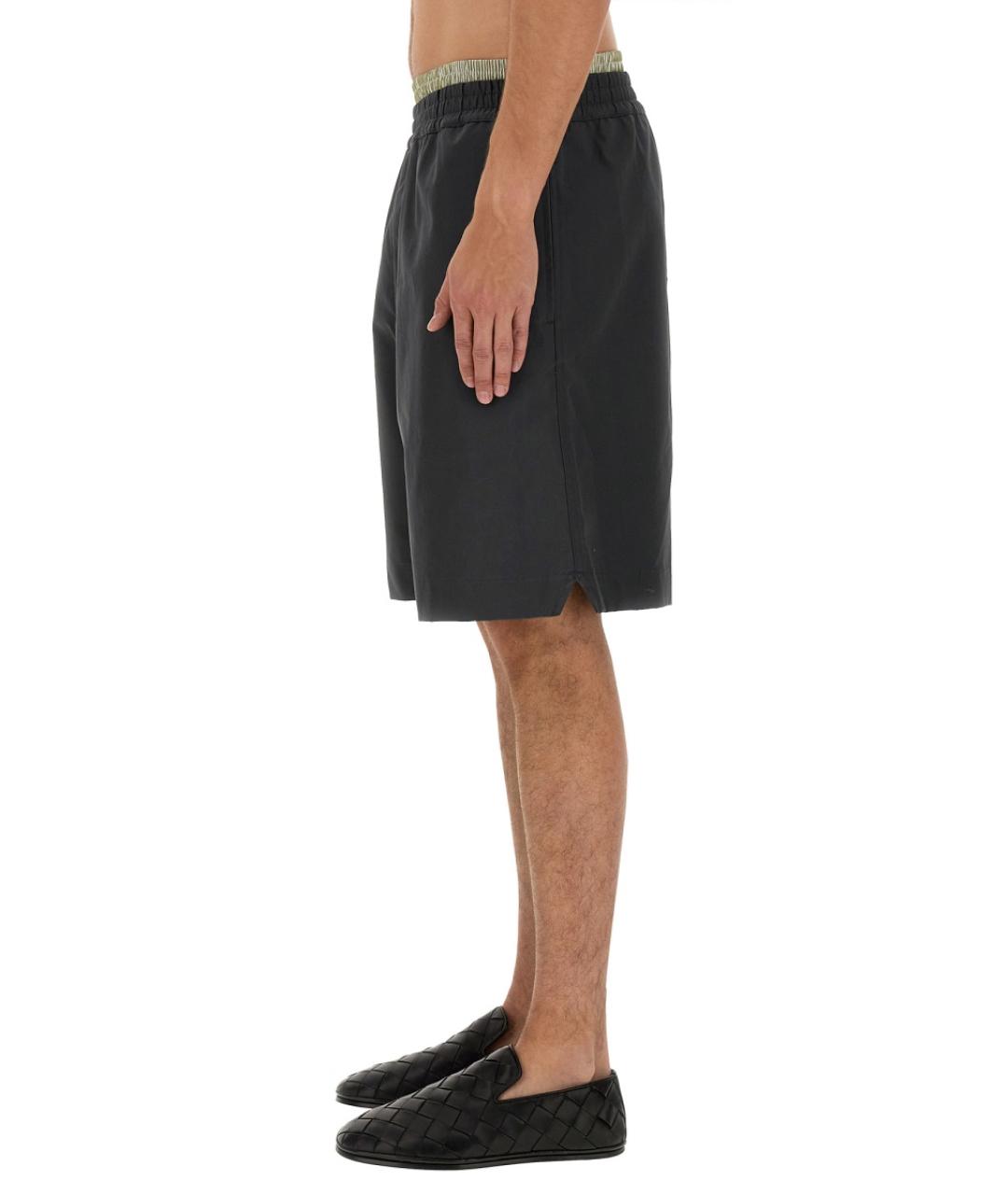BOTTEGA VENETA Серые хлопковые шорты, фото 4