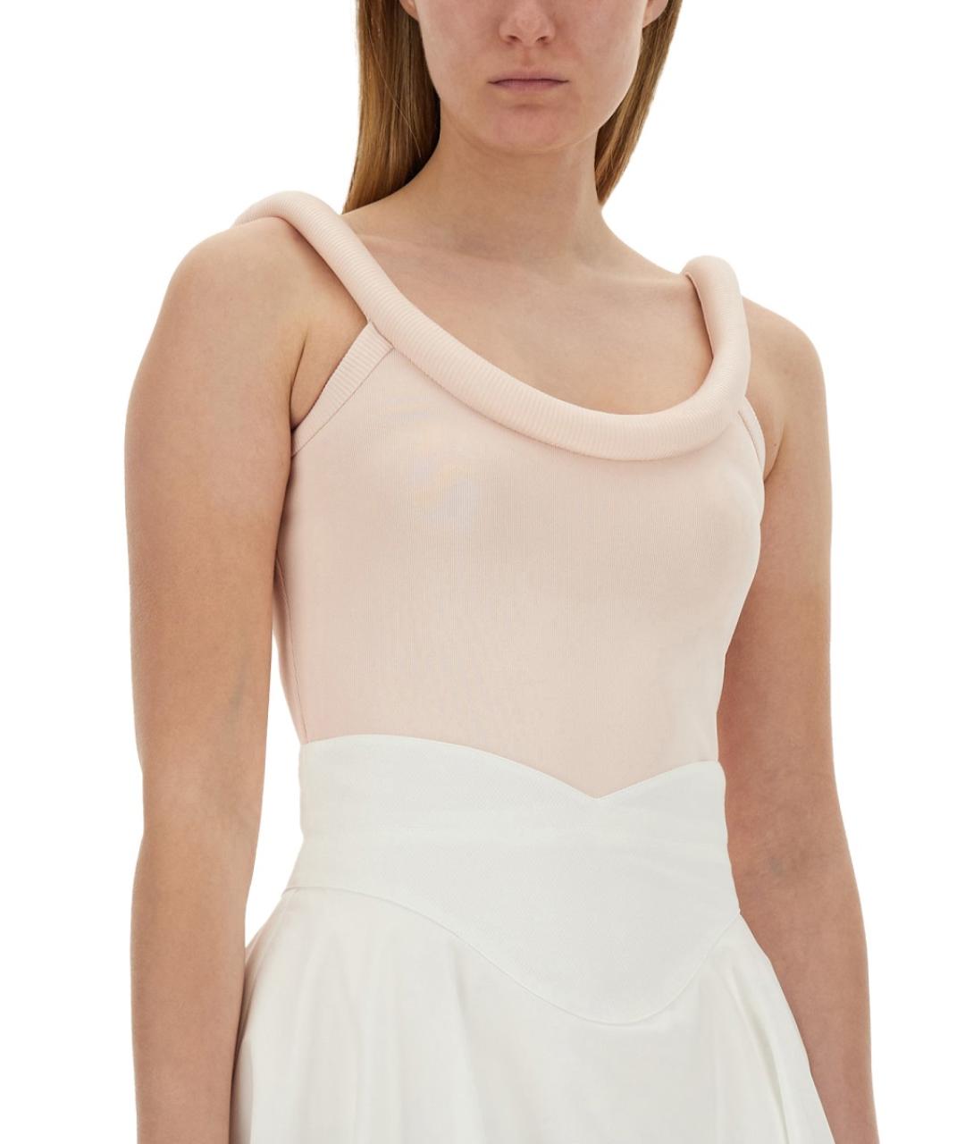 ALEXANDER MCQUEEN Розовая вискозная блузы, фото 5