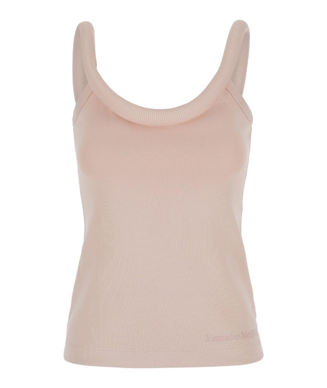 ALEXANDER MCQUEEN Розовая вискозная блузы, фото 1