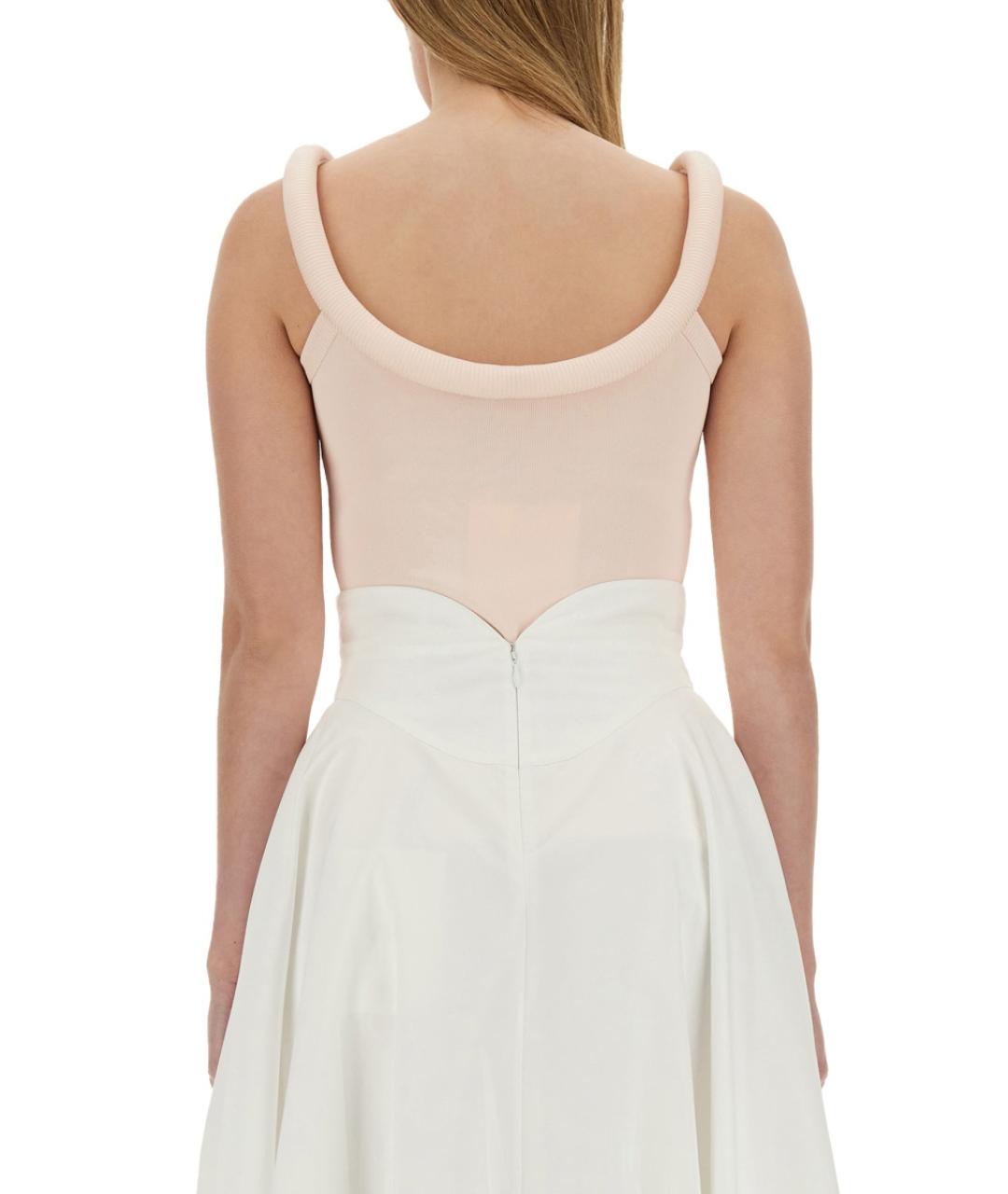 ALEXANDER MCQUEEN Розовая вискозная блузы, фото 4