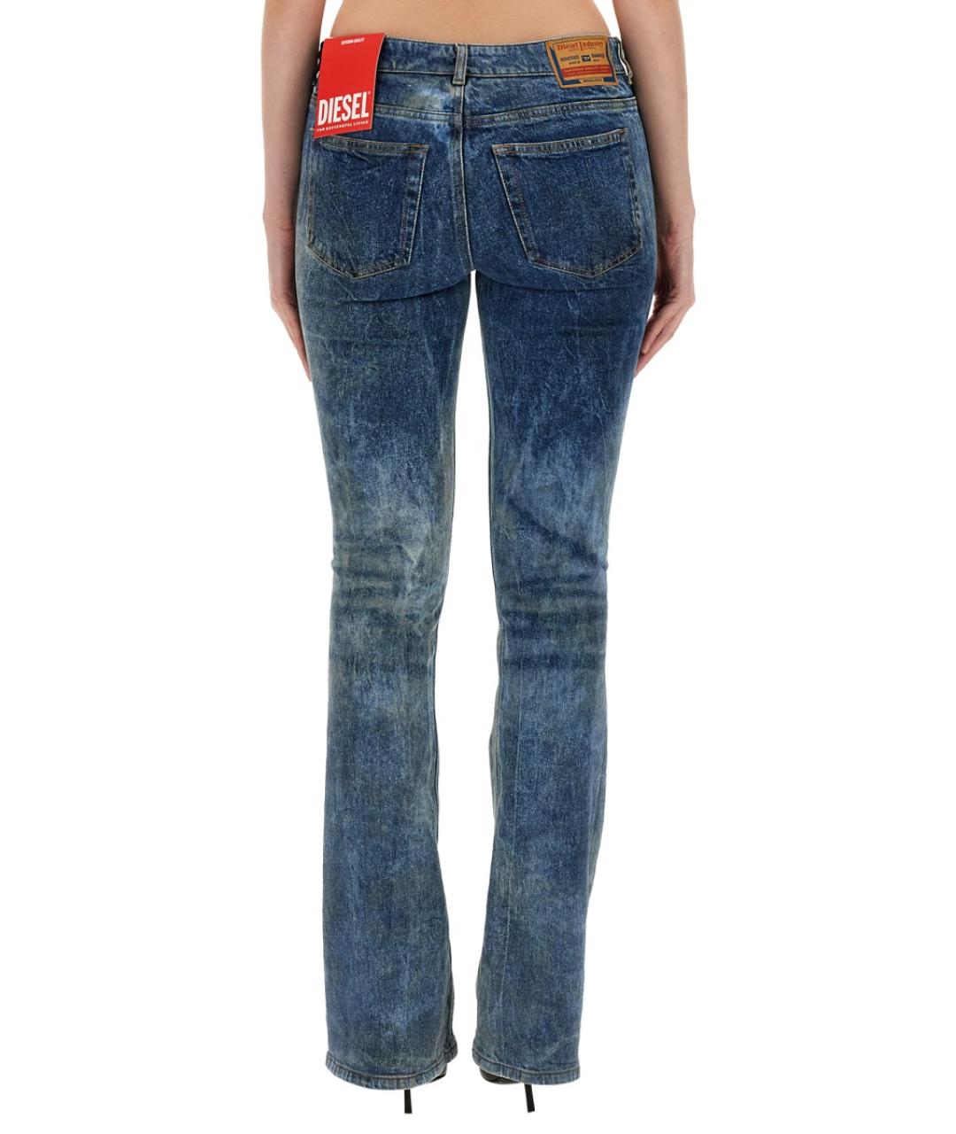DIESEL Синие хлопковые джинсы слим, фото 4
