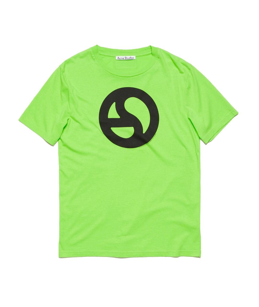 ACNE STUDIOS Зеленая хлопковая футболка, фото 1