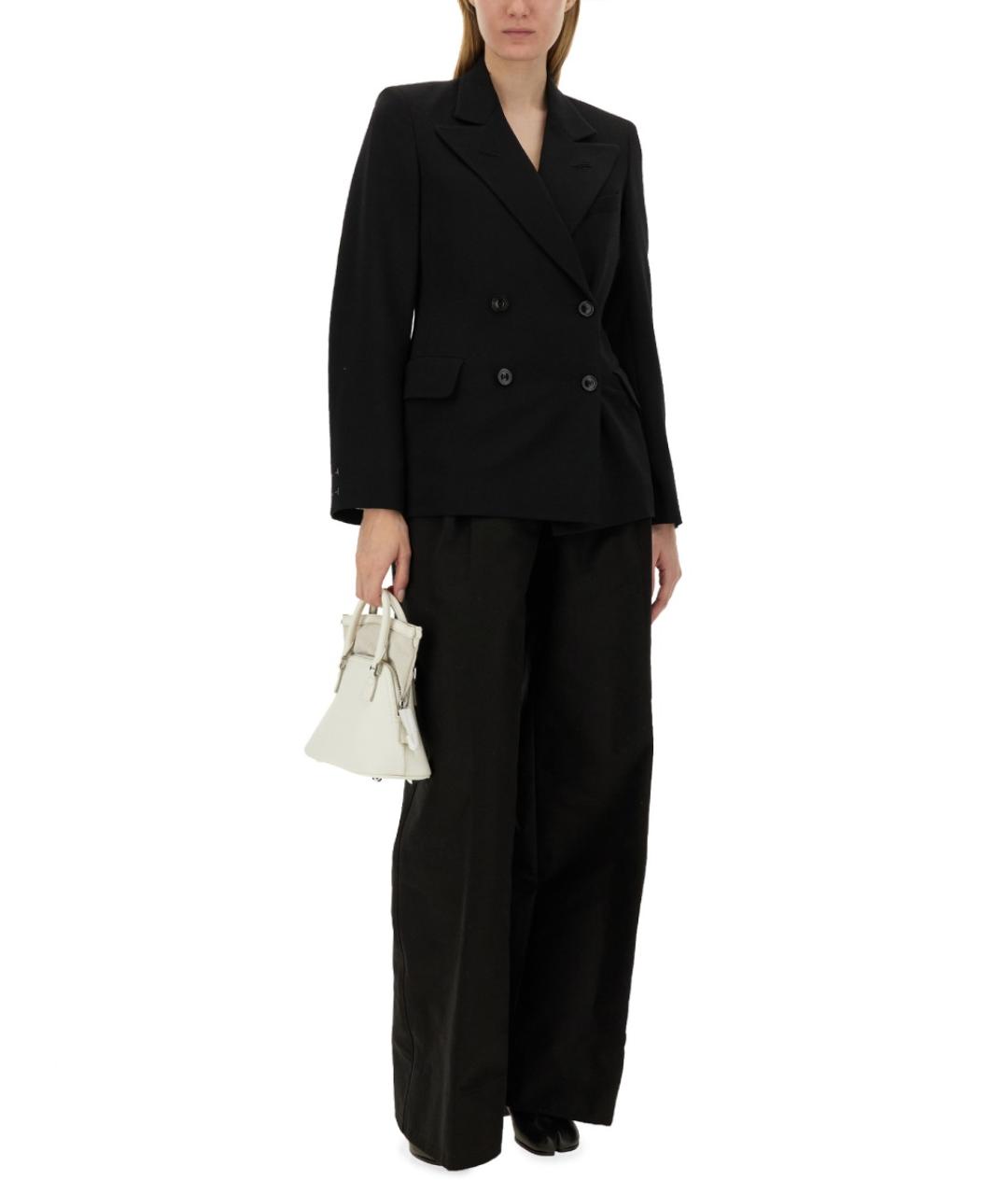 MAISON MARGIELA Черный шерстяной жакет/пиджак, фото 2