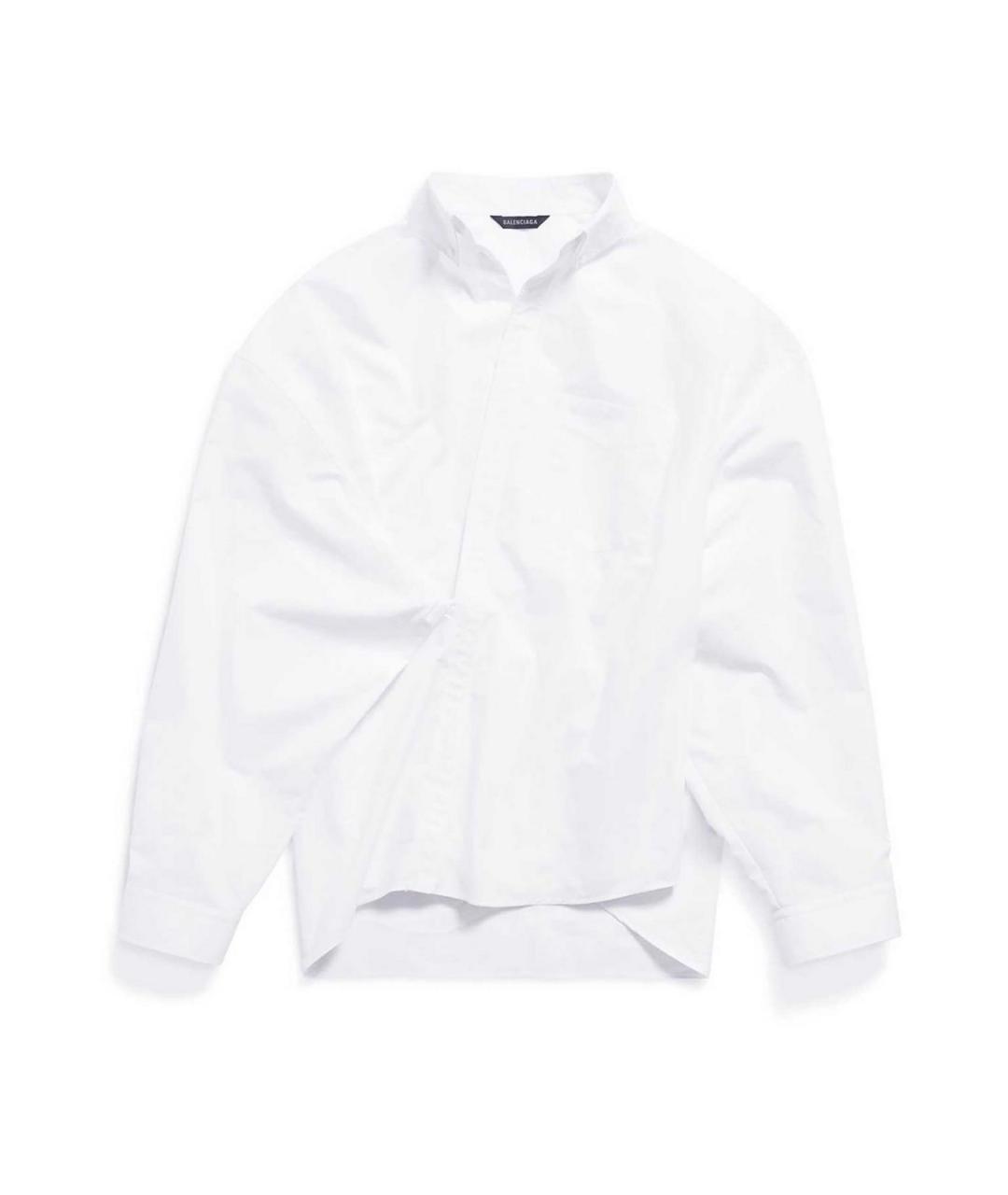 BALENCIAGA Белая хлопковая рубашка, фото 1