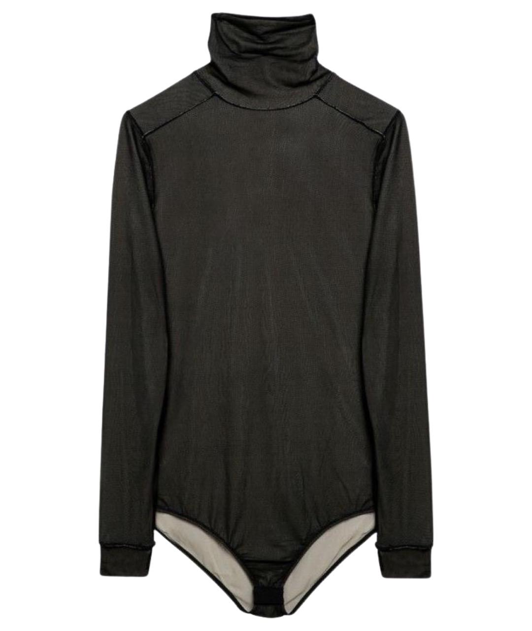 MAISON MARGIELA Черная вискозная блузы, фото 1