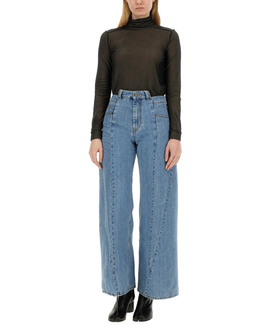 MAISON MARGIELA Черная вискозная блузы, фото 3