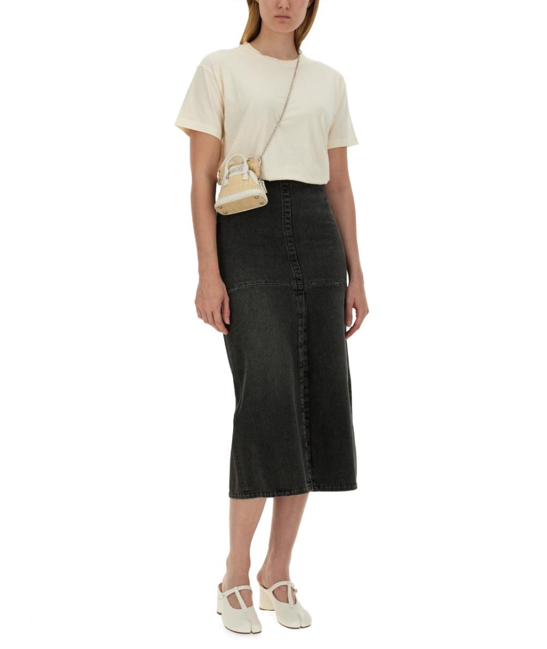 MAISON MARGIELA Бежевая хлопковая футболка, фото 2